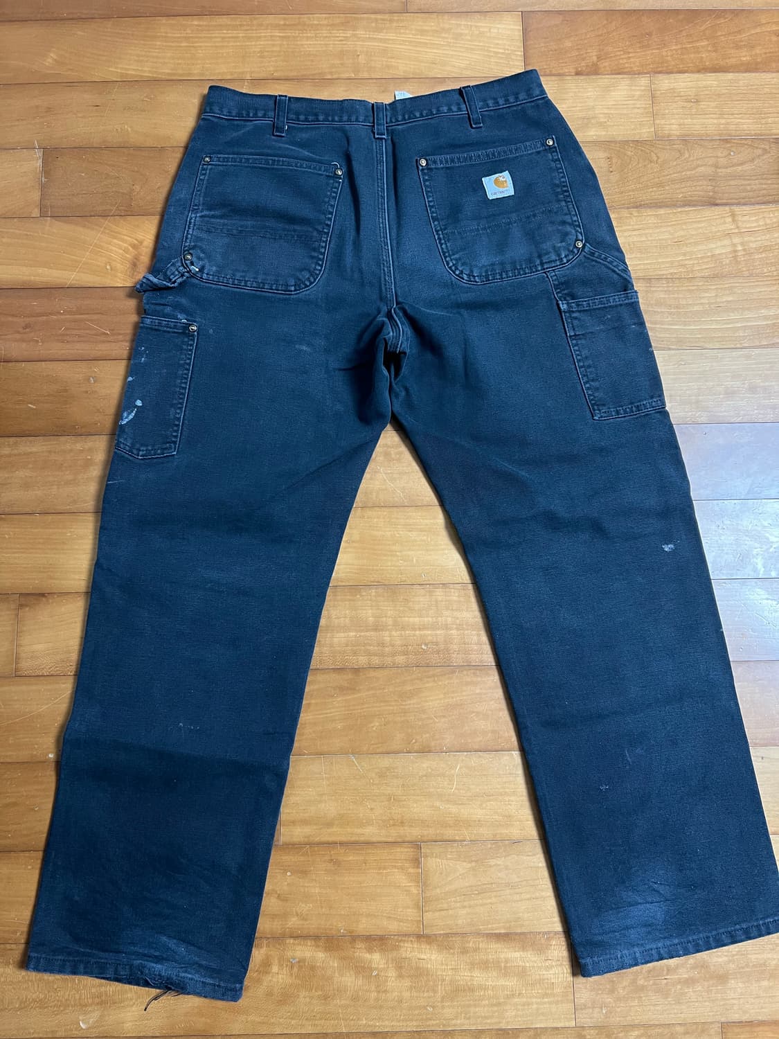 carhartt b01 칼하트 더블니 blk 33x30 상품이미지4