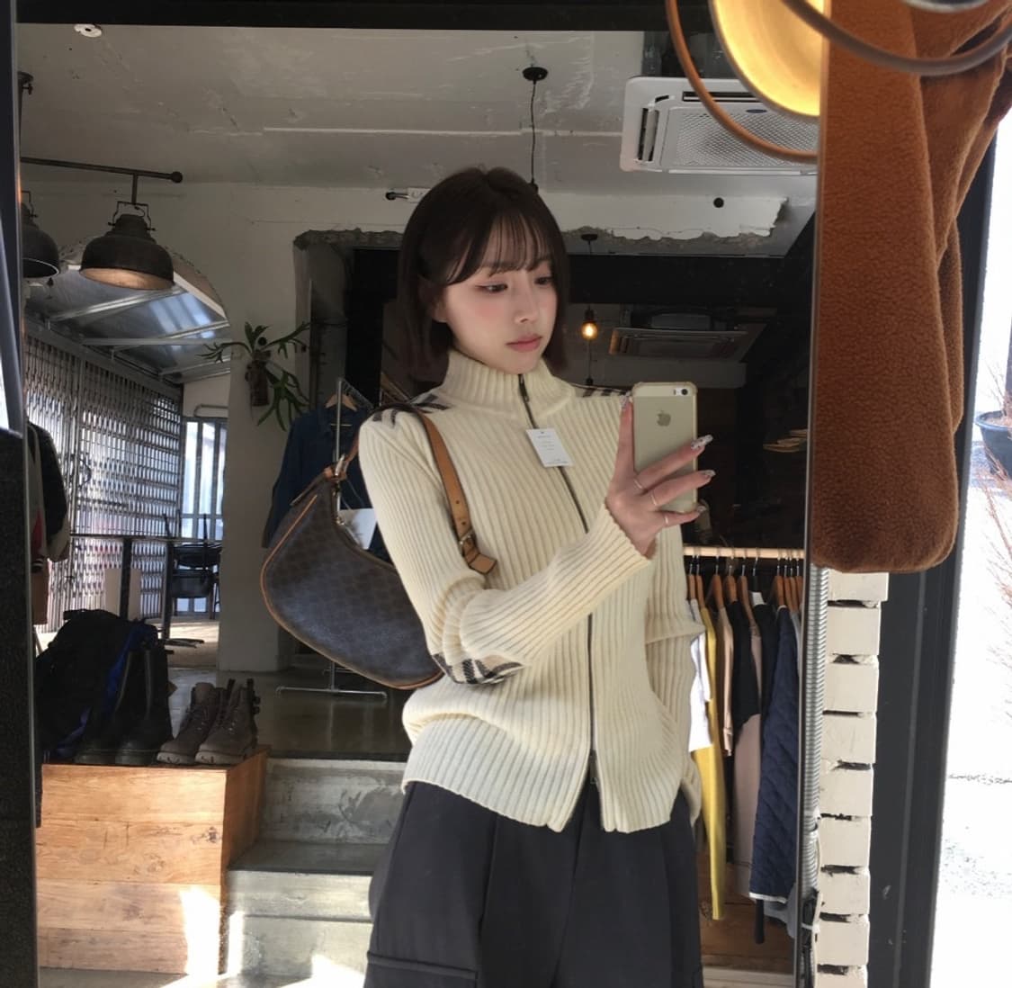 16248 - 버버리 엘보 패치 니트 집업 상품이미지1