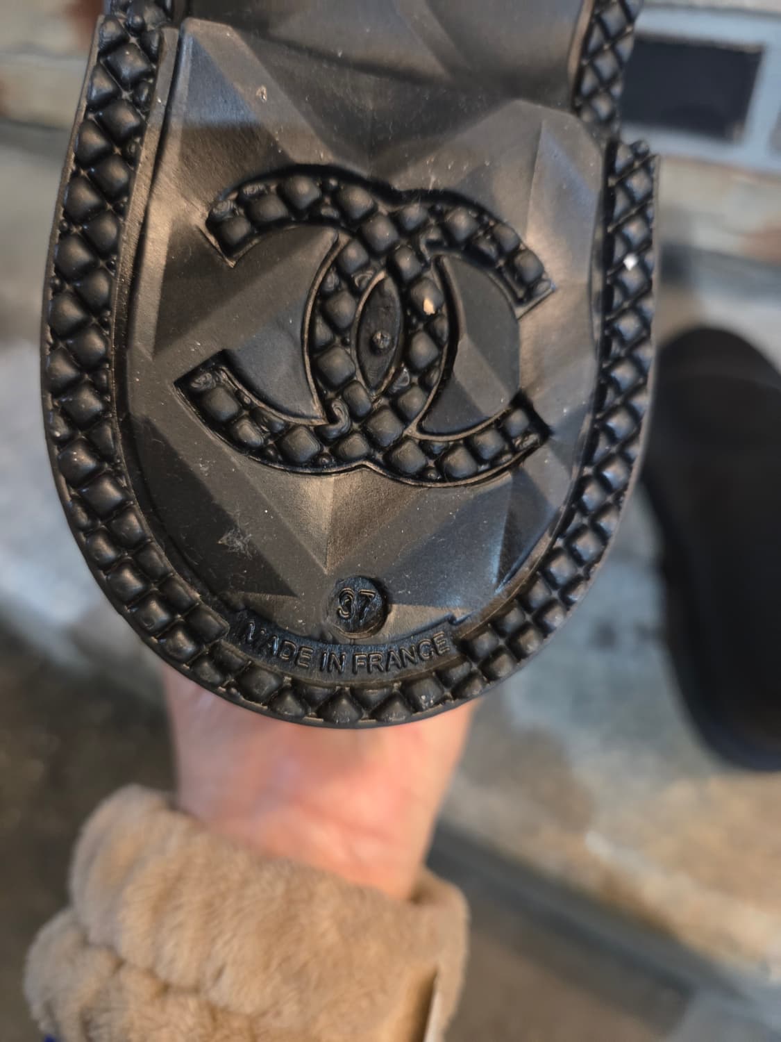 샤넬 블랙 레인부츠 장화 상품이미지5