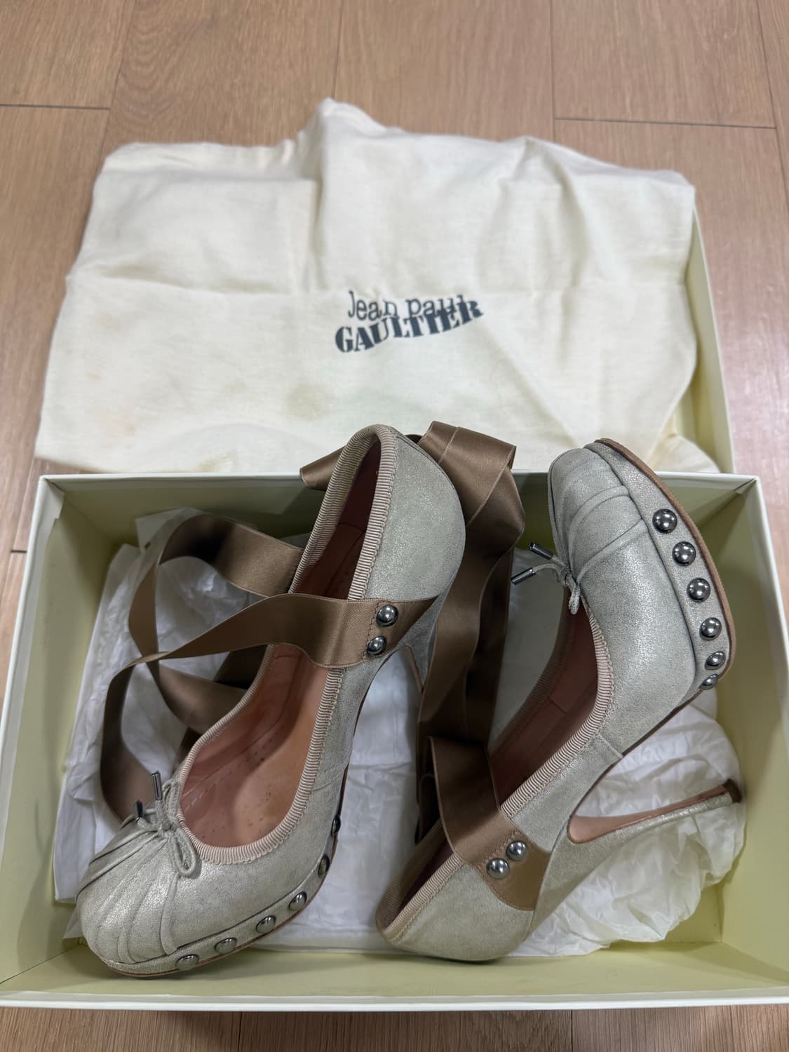 장 폴 고티에 스터드 발레리나 힐 2009 Spring 상품이미지4