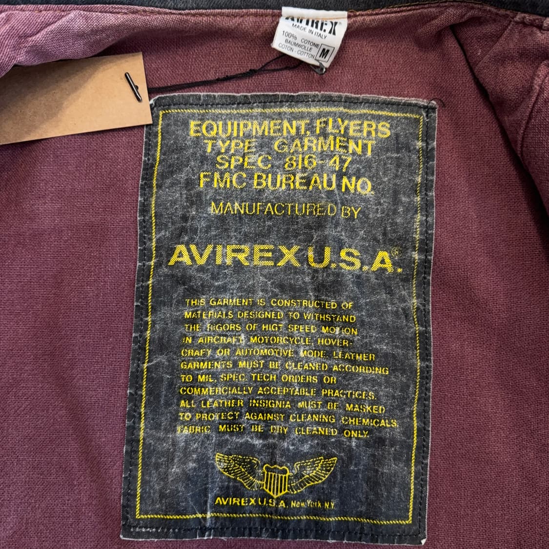 아비렉스 이탈리아 생산 데님 자켓 상품이미지5