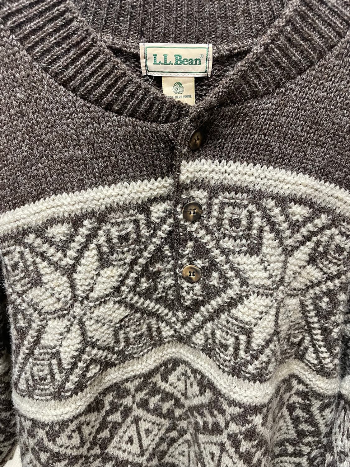 LL bean 엘엘빈 노르딕 빈티지 니트 상품이미지7