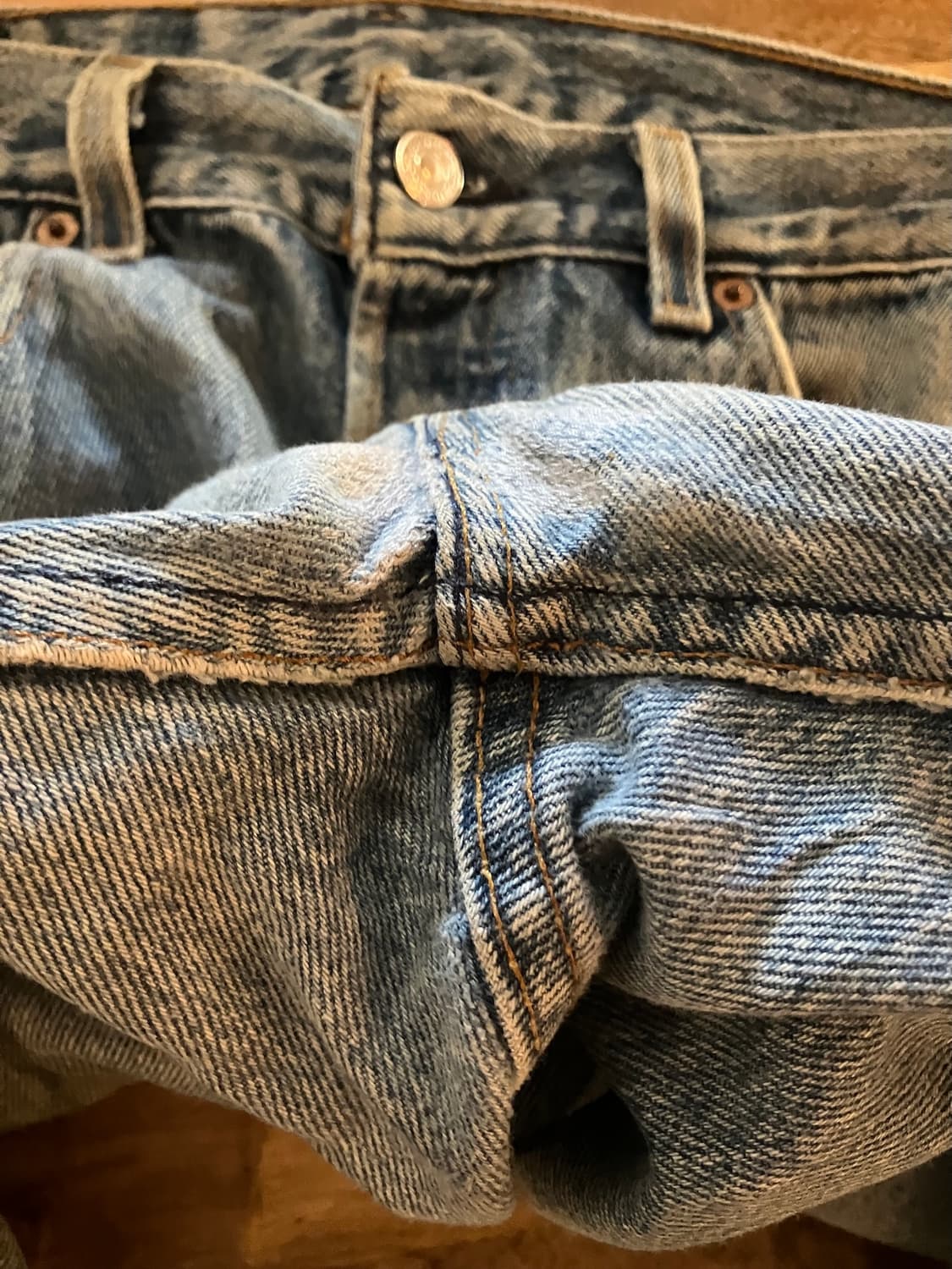 90s USA 빈티지 리바이스 501 데님 팬츠 상품이미지8