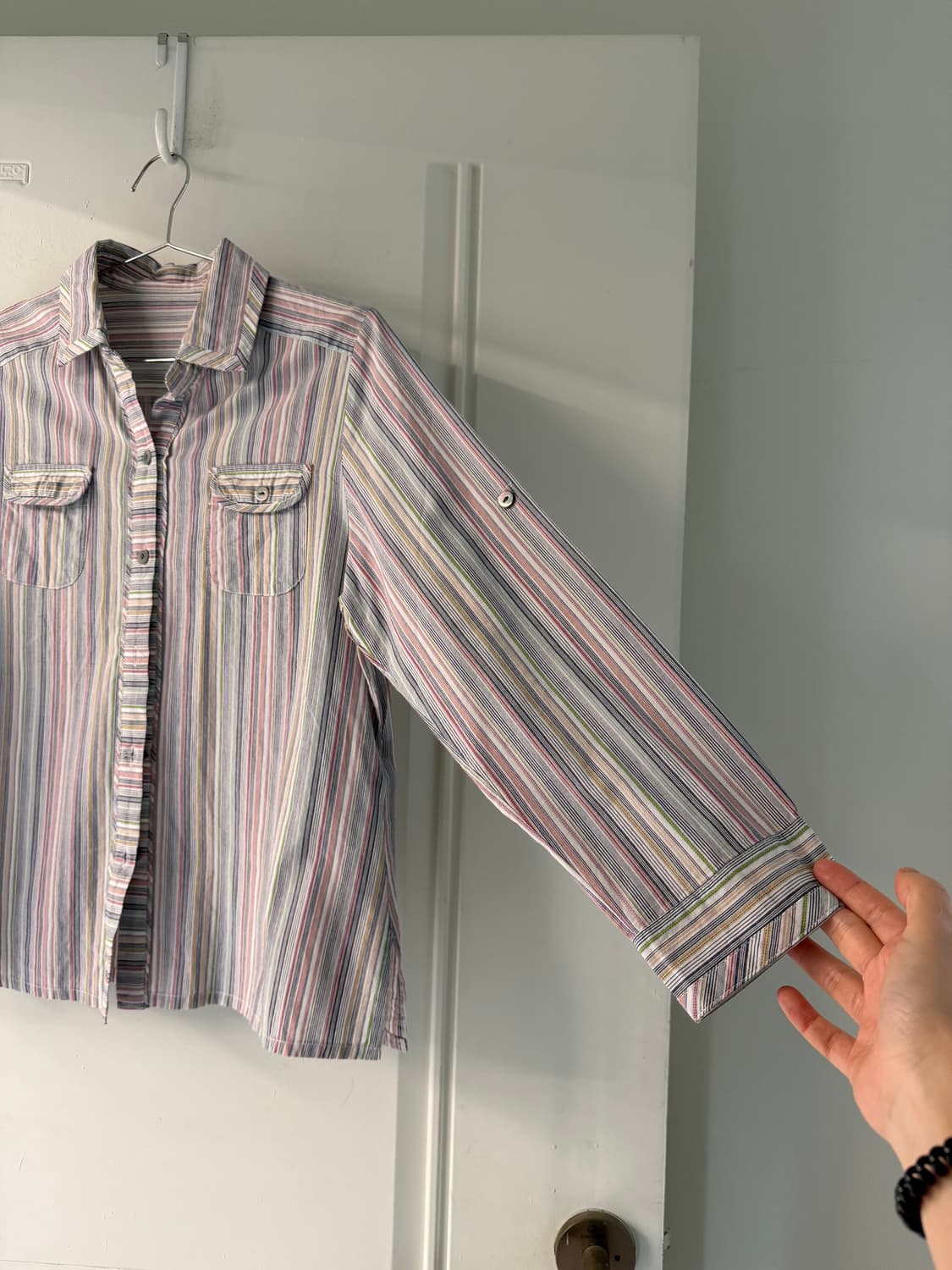 일본빈티지 멀티컬러 웨스턴 숏셔츠 상품이미지5