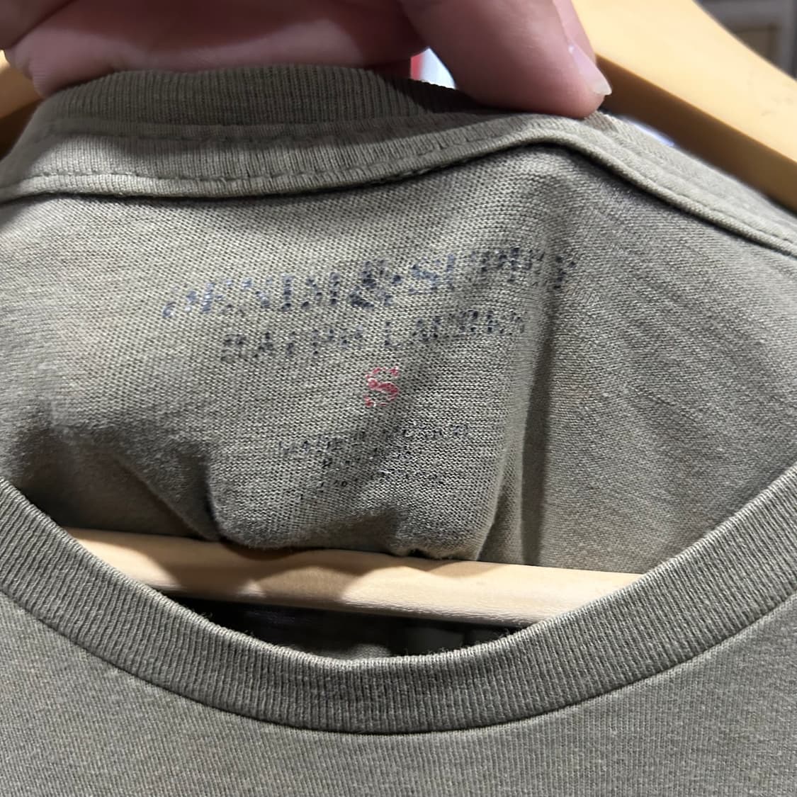 [M] 폴로 데님앤서플라이 랄프로렌 싱글 스티치 반팔 상품이미지7