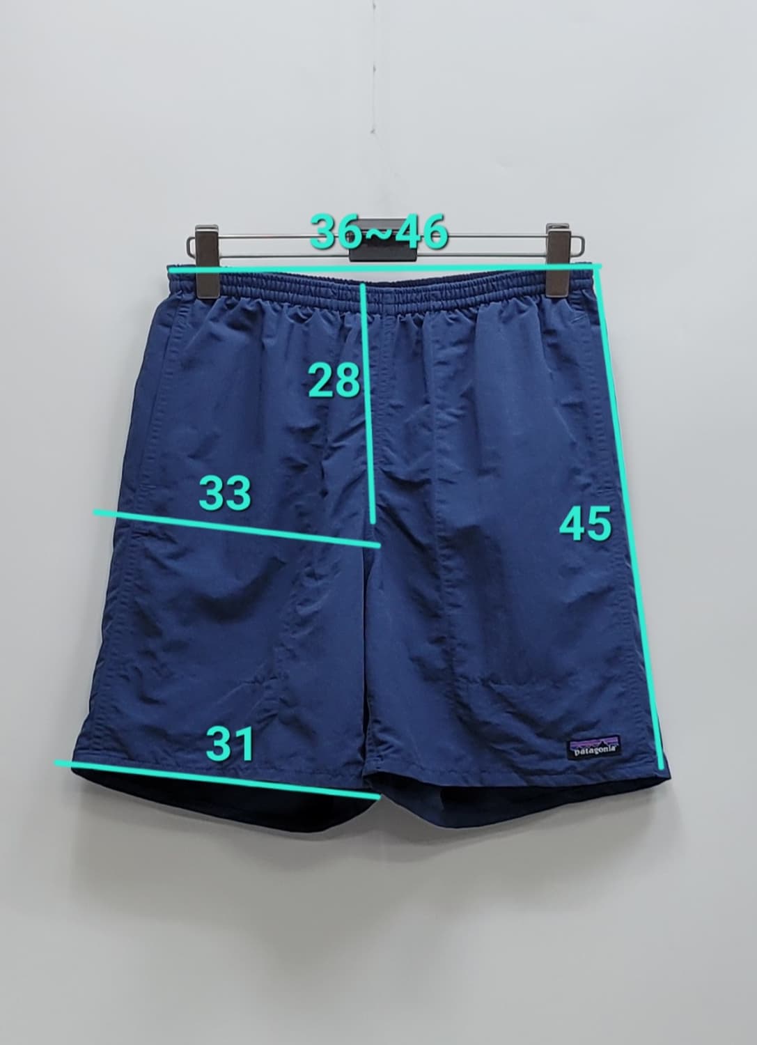 Patagonia 파타고니아 배기스 롱즈 7인치 쇼츠 / 남 S 스톤블루 상품이미지9