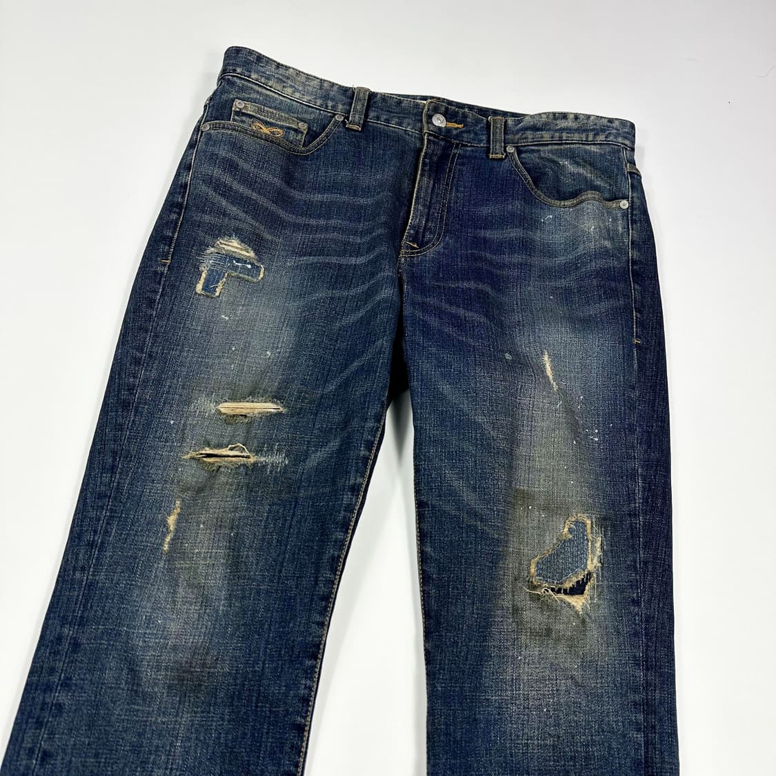 플랙진 베를린 디테일 데님 팬츠 (36인치) 상품이미지5