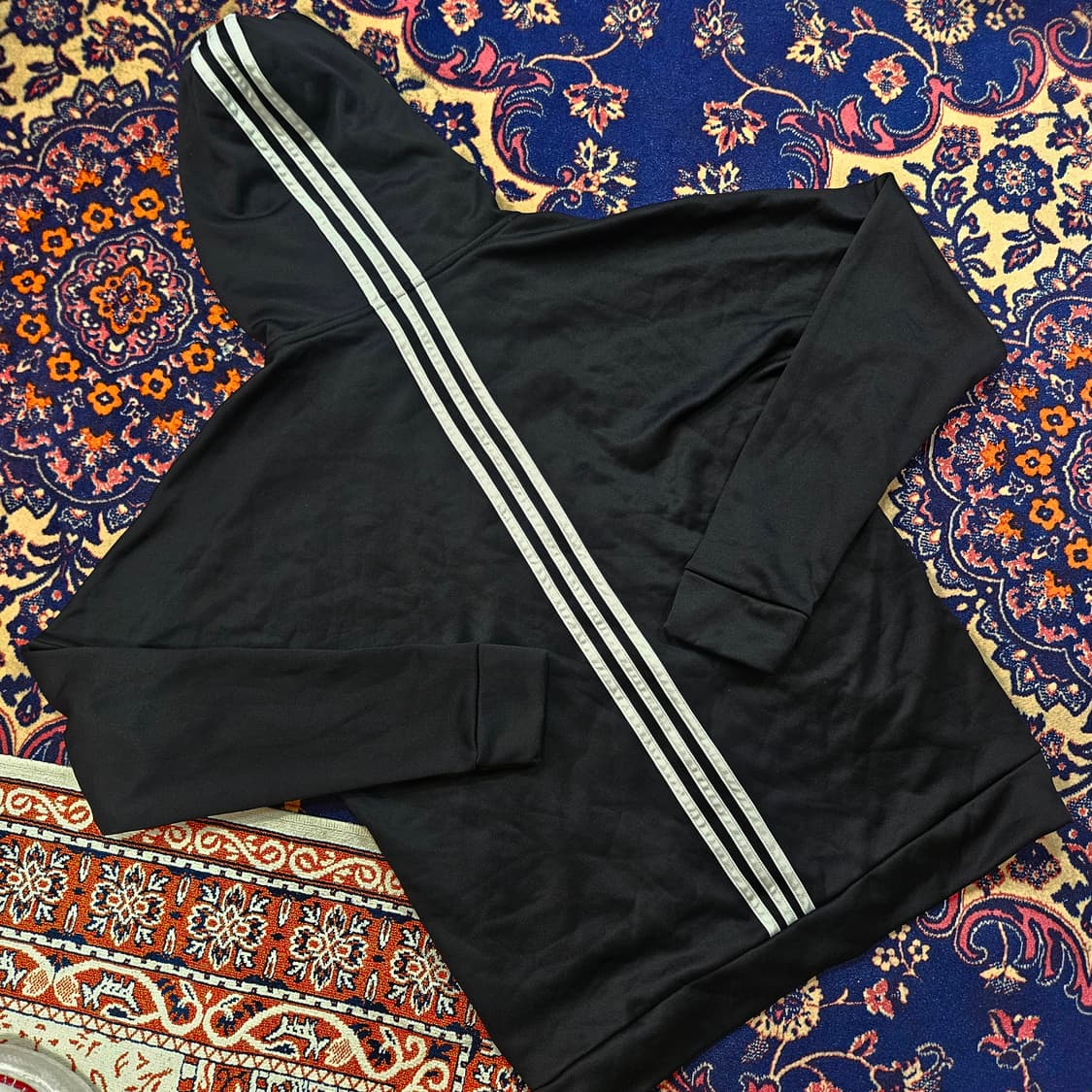 아디다스(Adidas) 삼선 라인 후드 저지 XL size 상품이미지2
