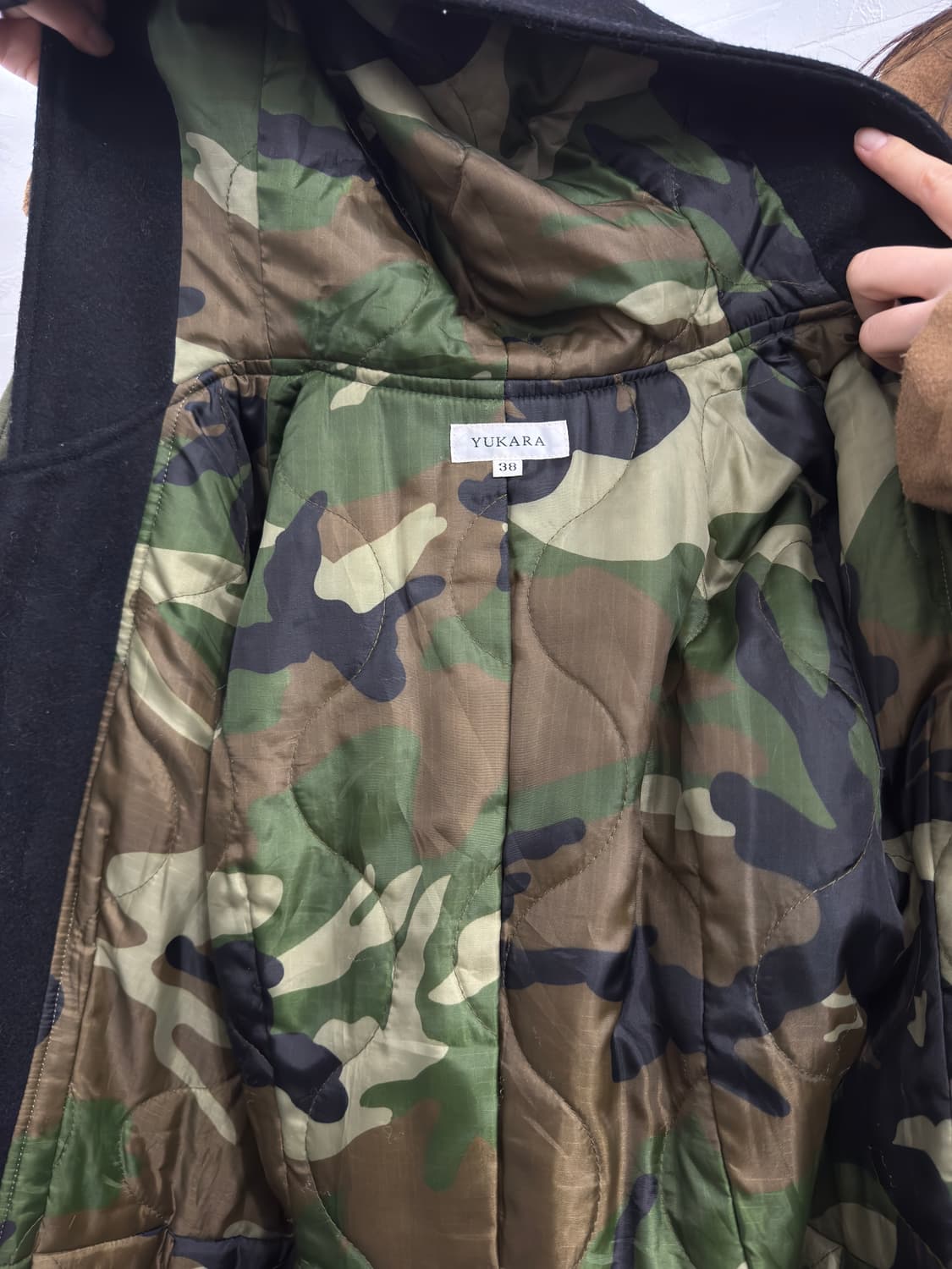 yukara duffle hood design coat 상품이미지8