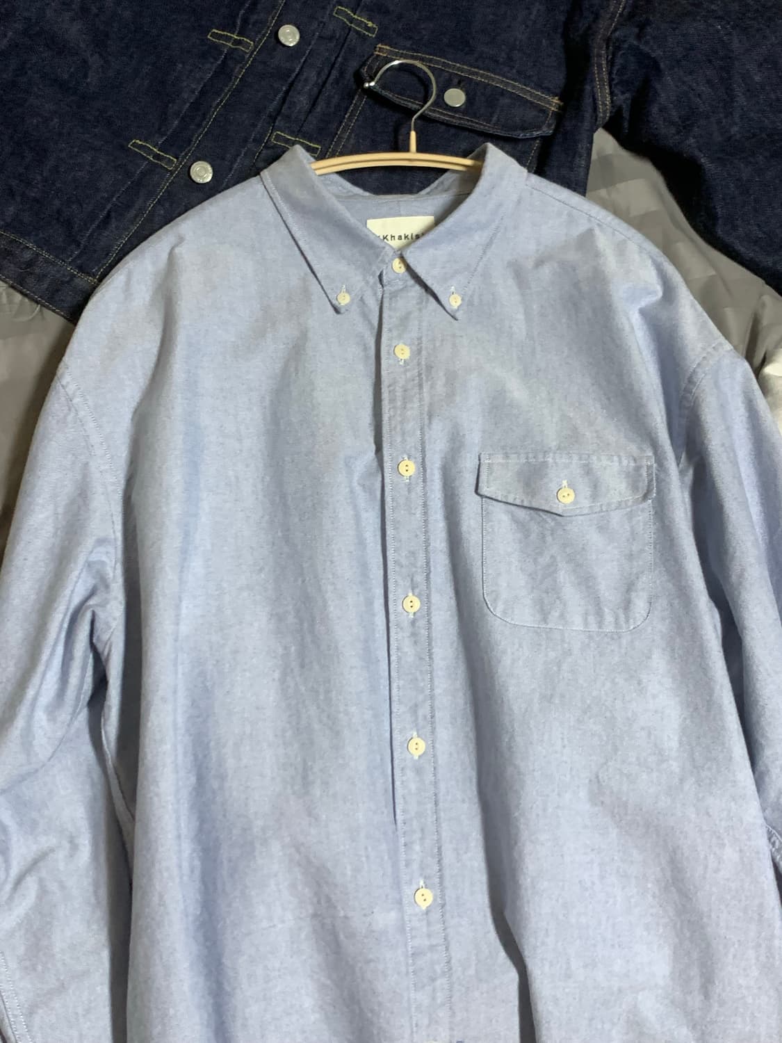 카키스 옥스퍼드셔츠 상품이미지1