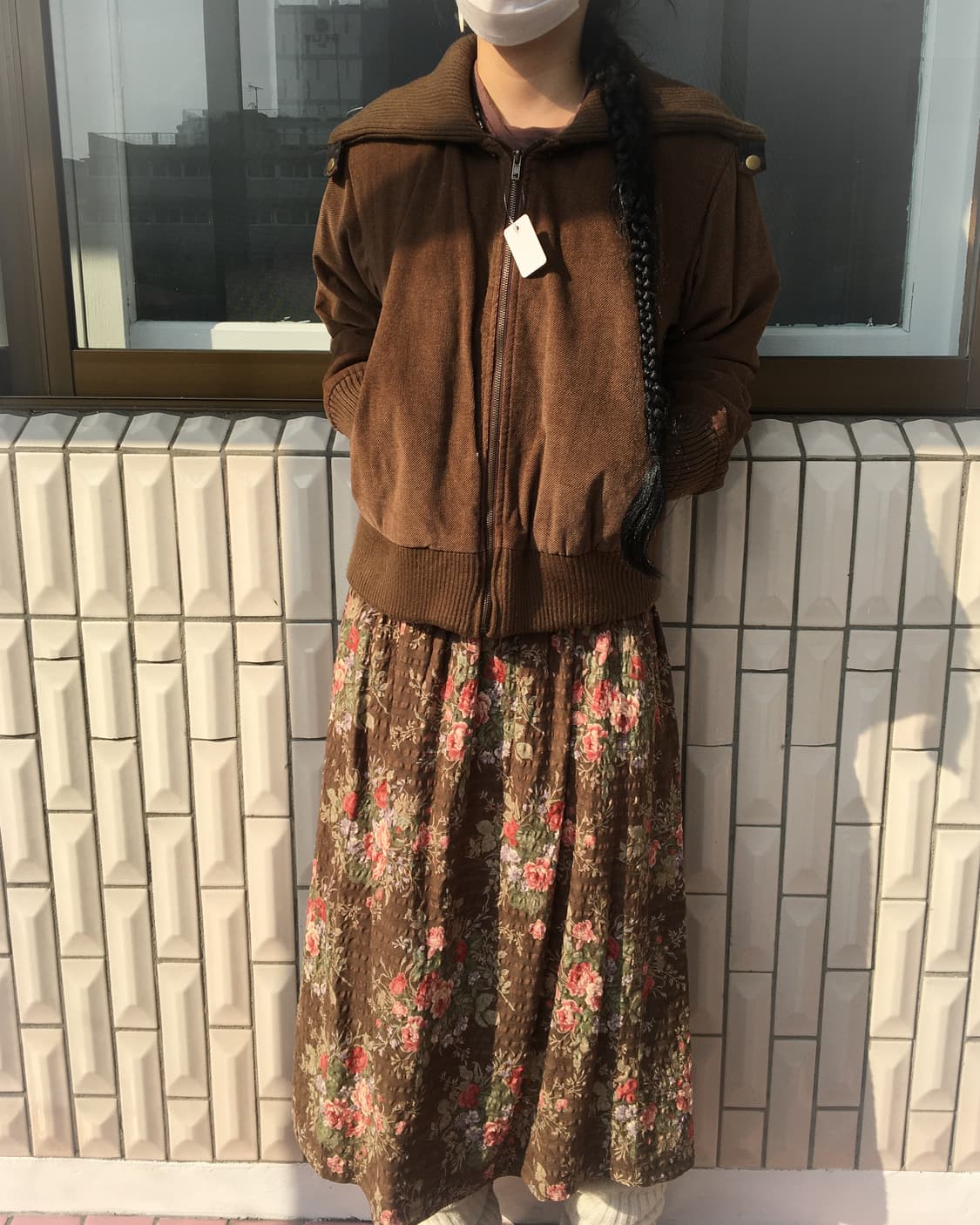 Ribbed neck point corduroy jacket 상품이미지8