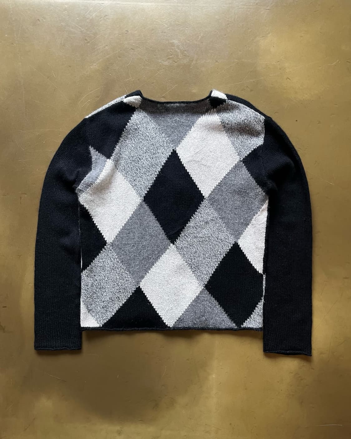 KIYOKO TAKASE Argyle Wool Knit Cardigan 상품이미지7