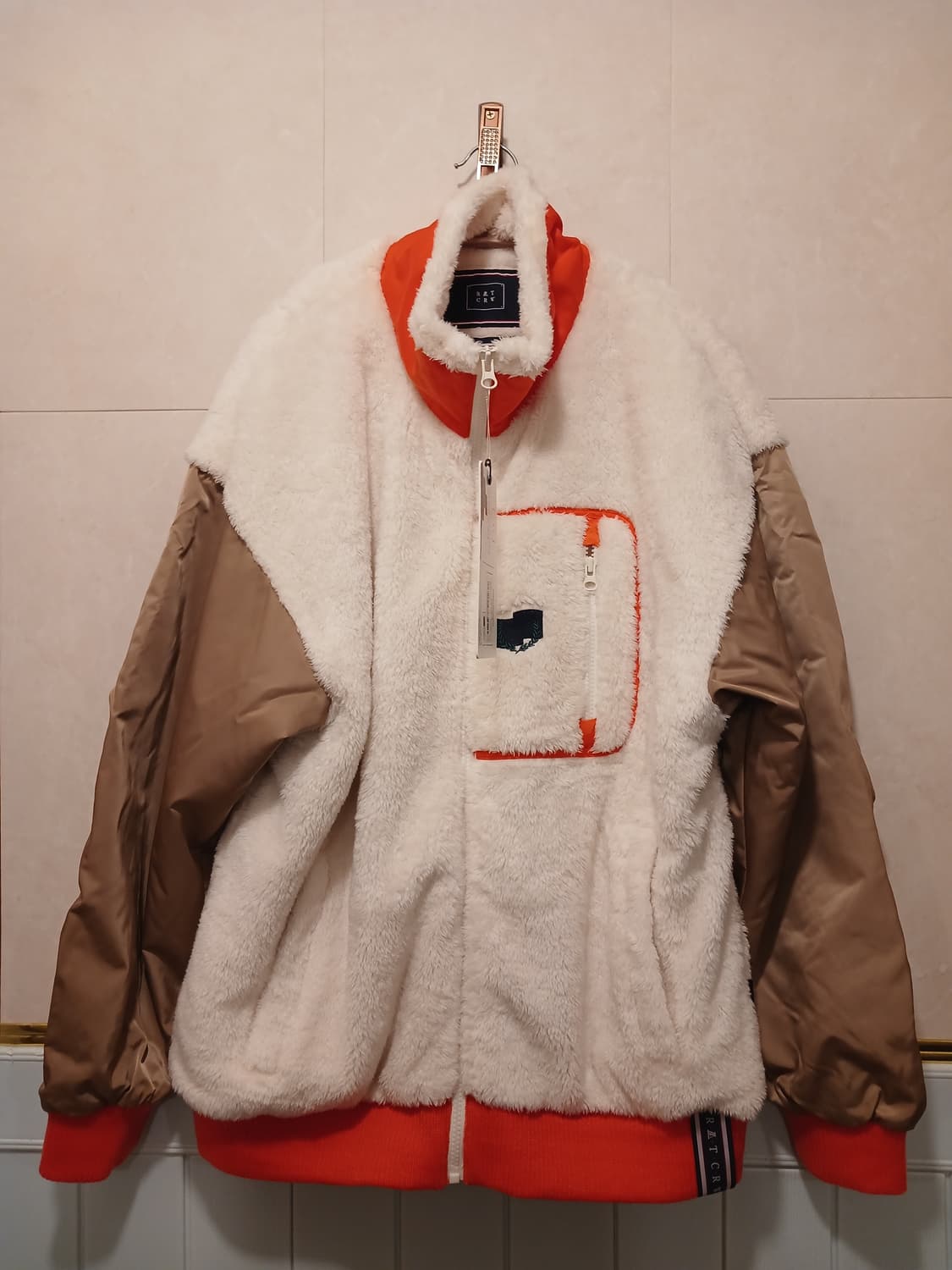 로맨틱크라운 정품 남성 뽀글이 자켓 L (105 까지 가능) 사이즈 상품이미지1