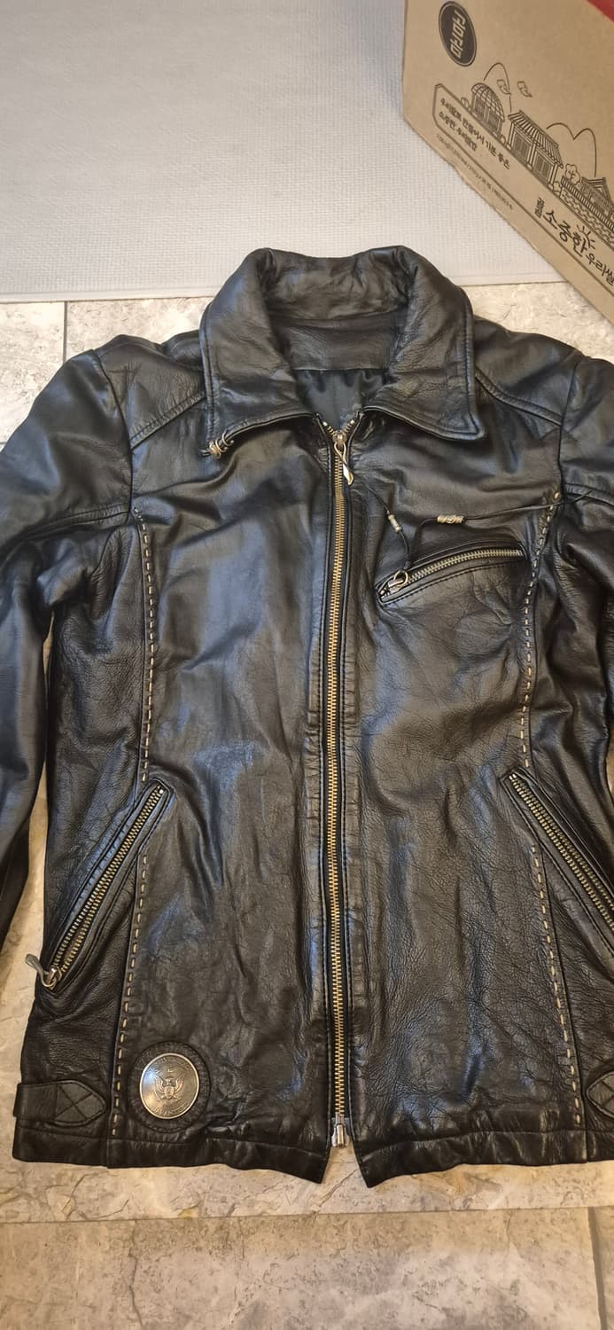 14th addiction 아카이브 레더 자켓판매합니다 상품이미지1