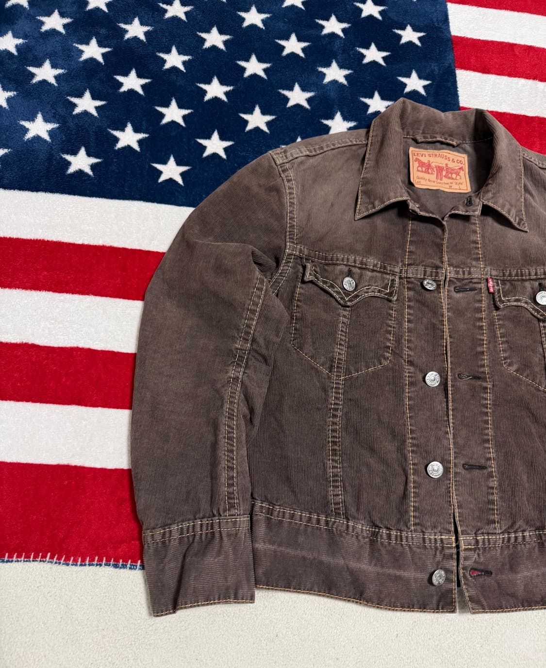 리바이스 코로듀이 빈티지 트러커 자켓 Levi’s Jacket [L] 상품이미지5