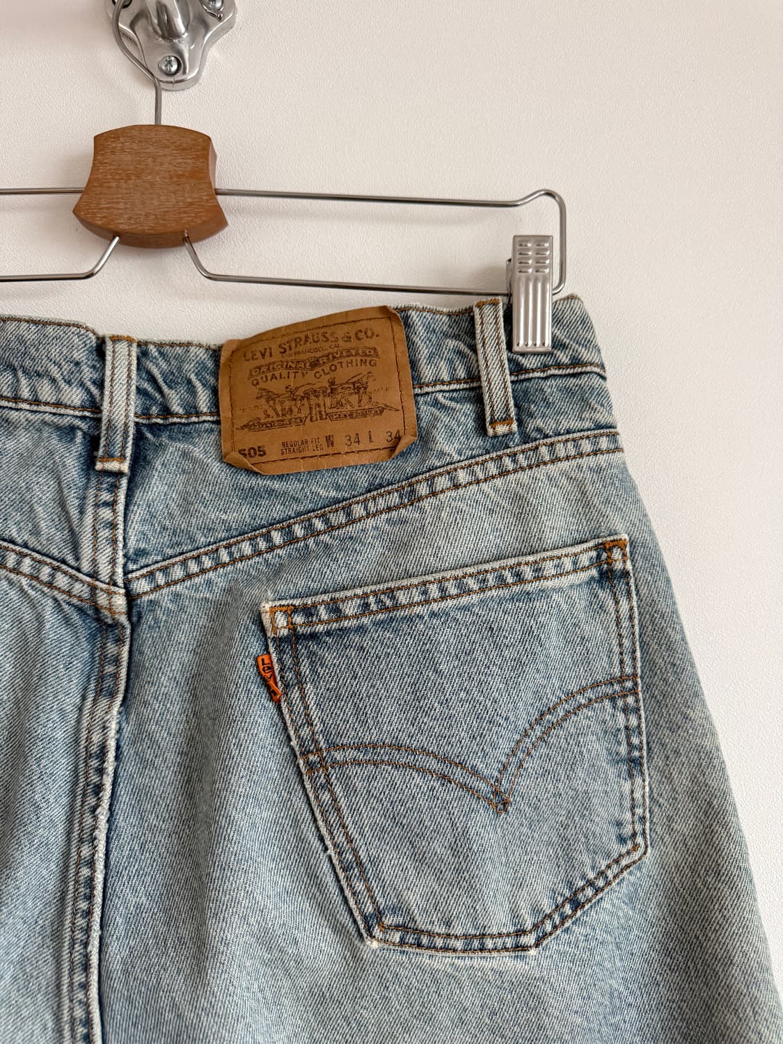 리바이스(Levi's) 505 데님 반바지 상품이미지5