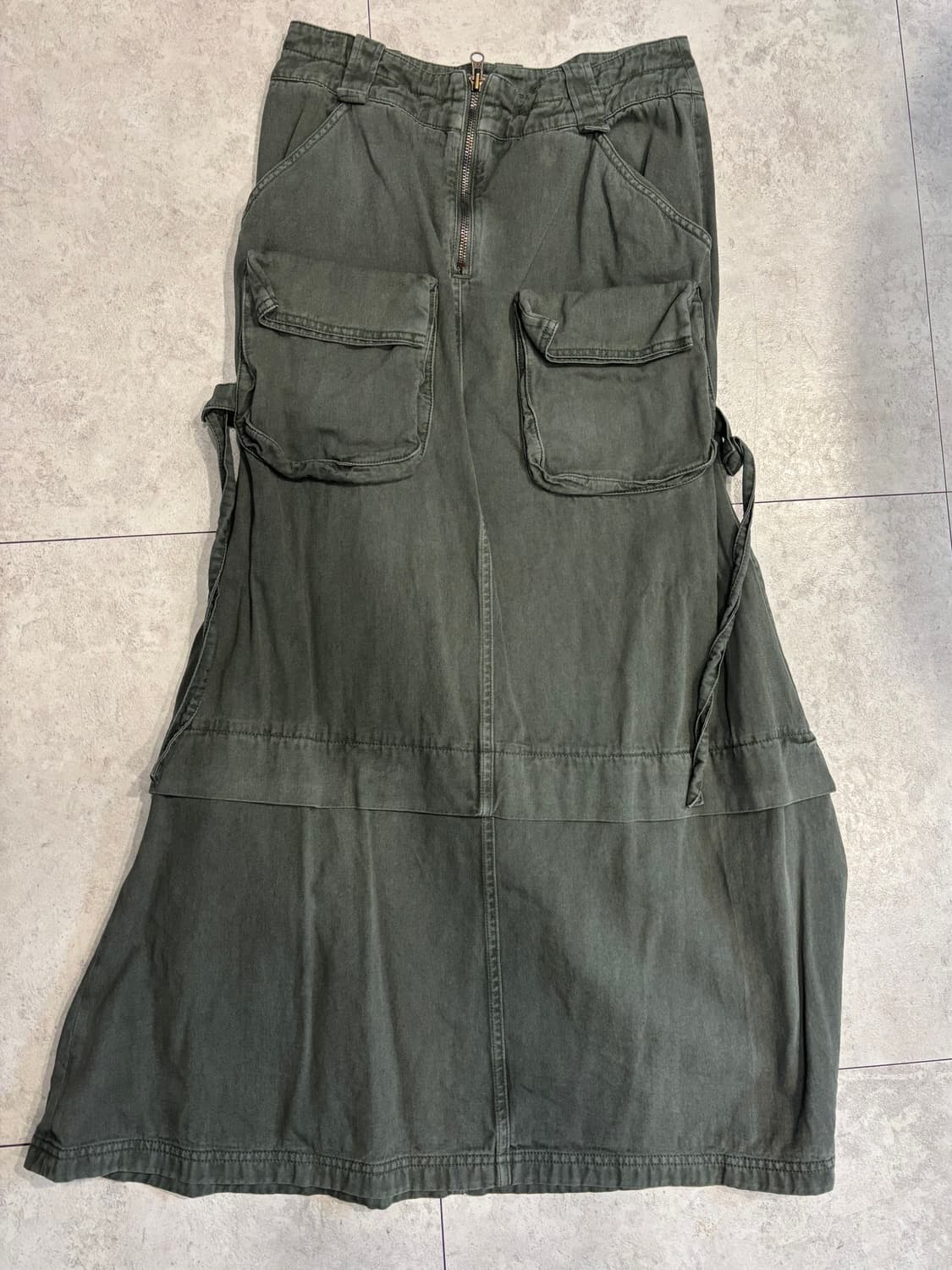 오픈와이와이) Cargo Pocket Maxi Skirt KH 2 상품이미지6