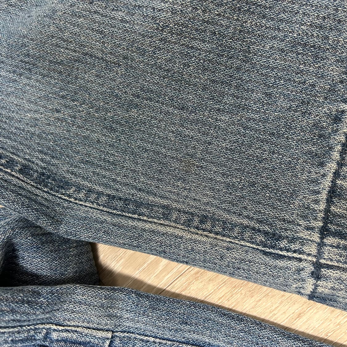 (L) 이티씨이 etce 버티컬 배기 데님 와이드 팬츠 상품이미지8