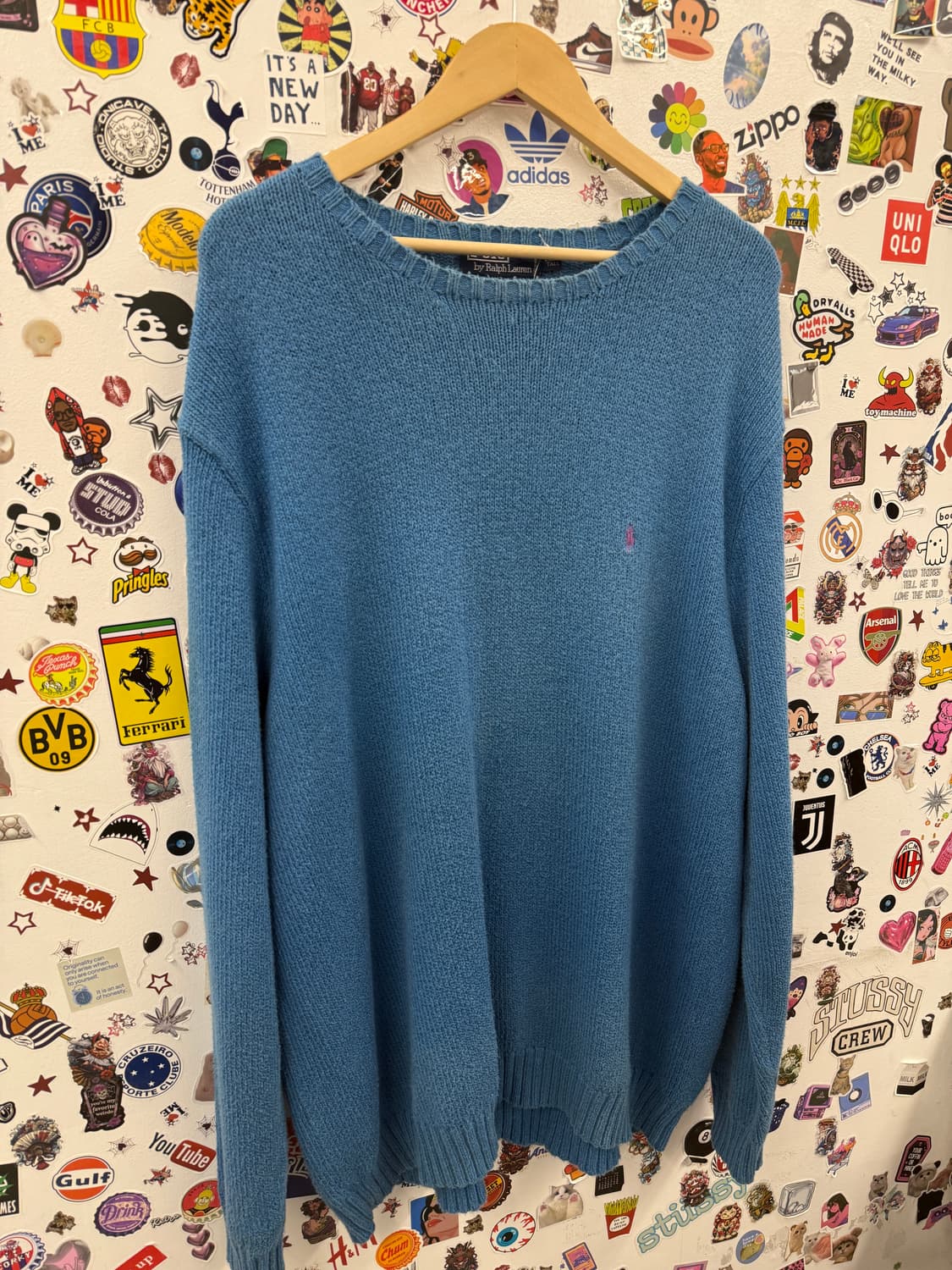 폴로 랄프로렌 헤비 블루 스웨터 니트 XXXL 추천 상품이미지2