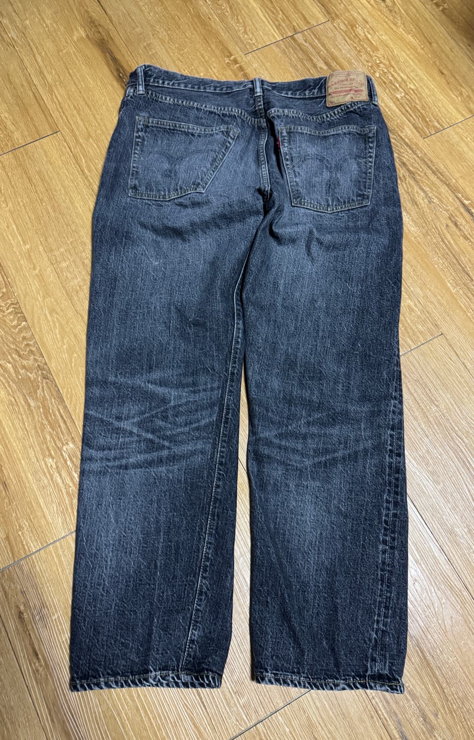 WAREHOUSE 웨어하우스 1101 2ND HANDS W34 블랙 상품이미지2