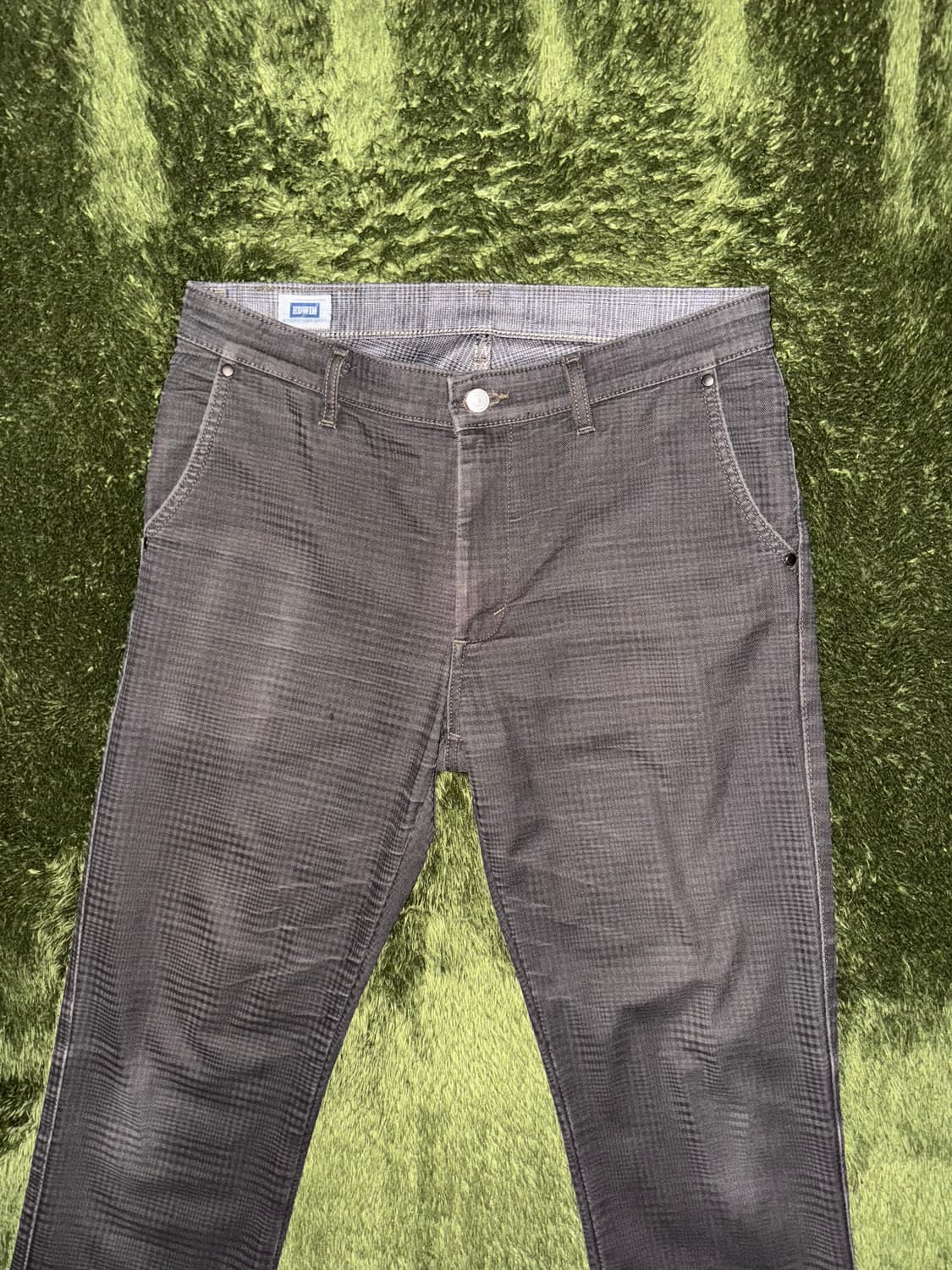 [33] EDWIN 에드윈 MADE IN JAPAN 체크 웜 팬츠 상품이미지5