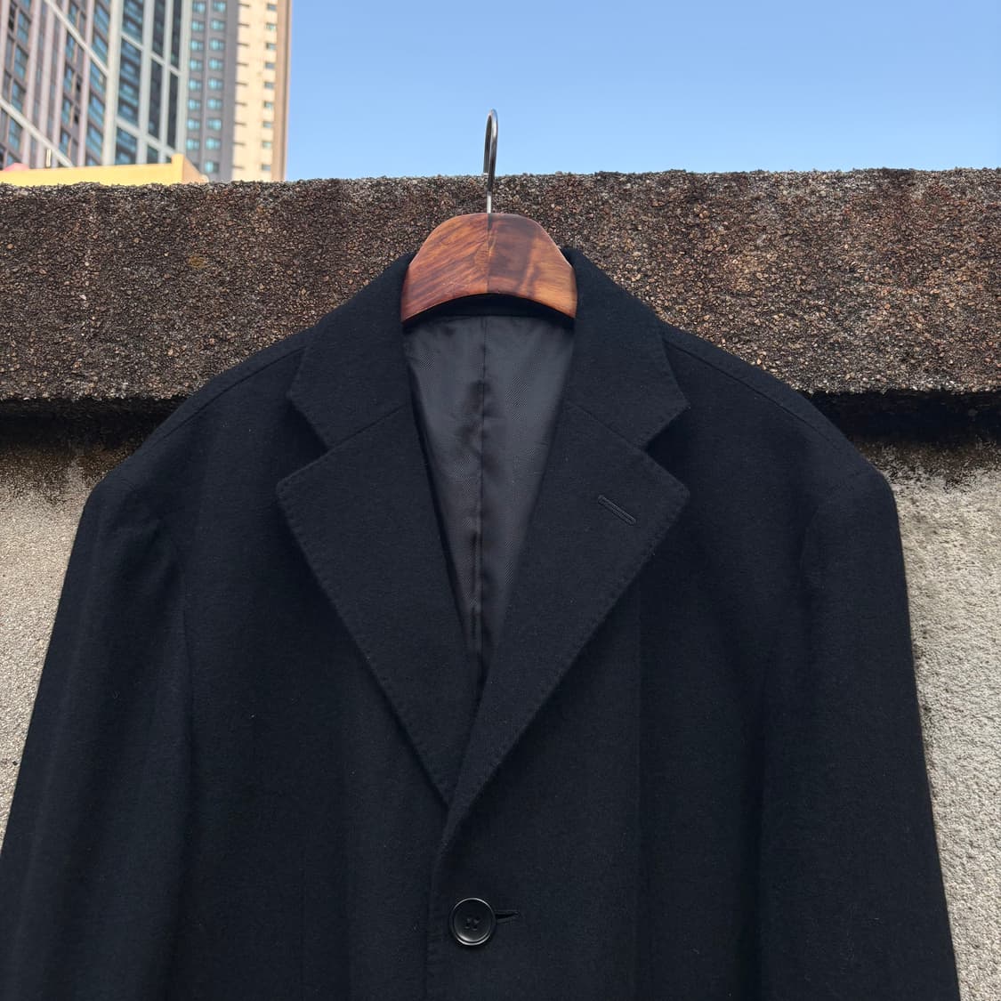 SISSY by 칸사이야마모토 울 캐시미어 블렌드 코트 상품이미지2