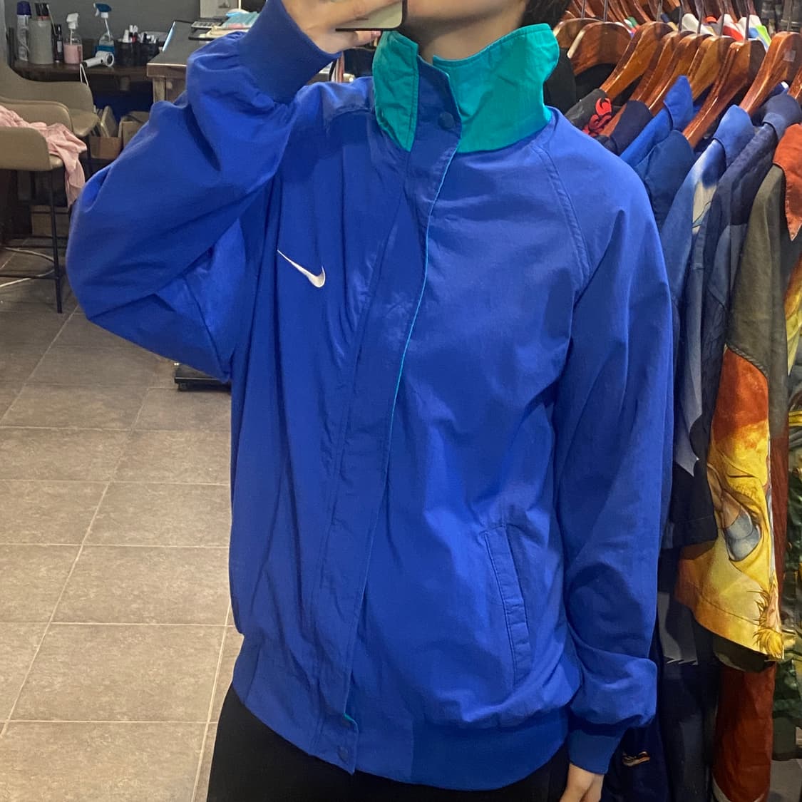 [NO.9] Nike 블루 집업 바람막이 상품이미지2