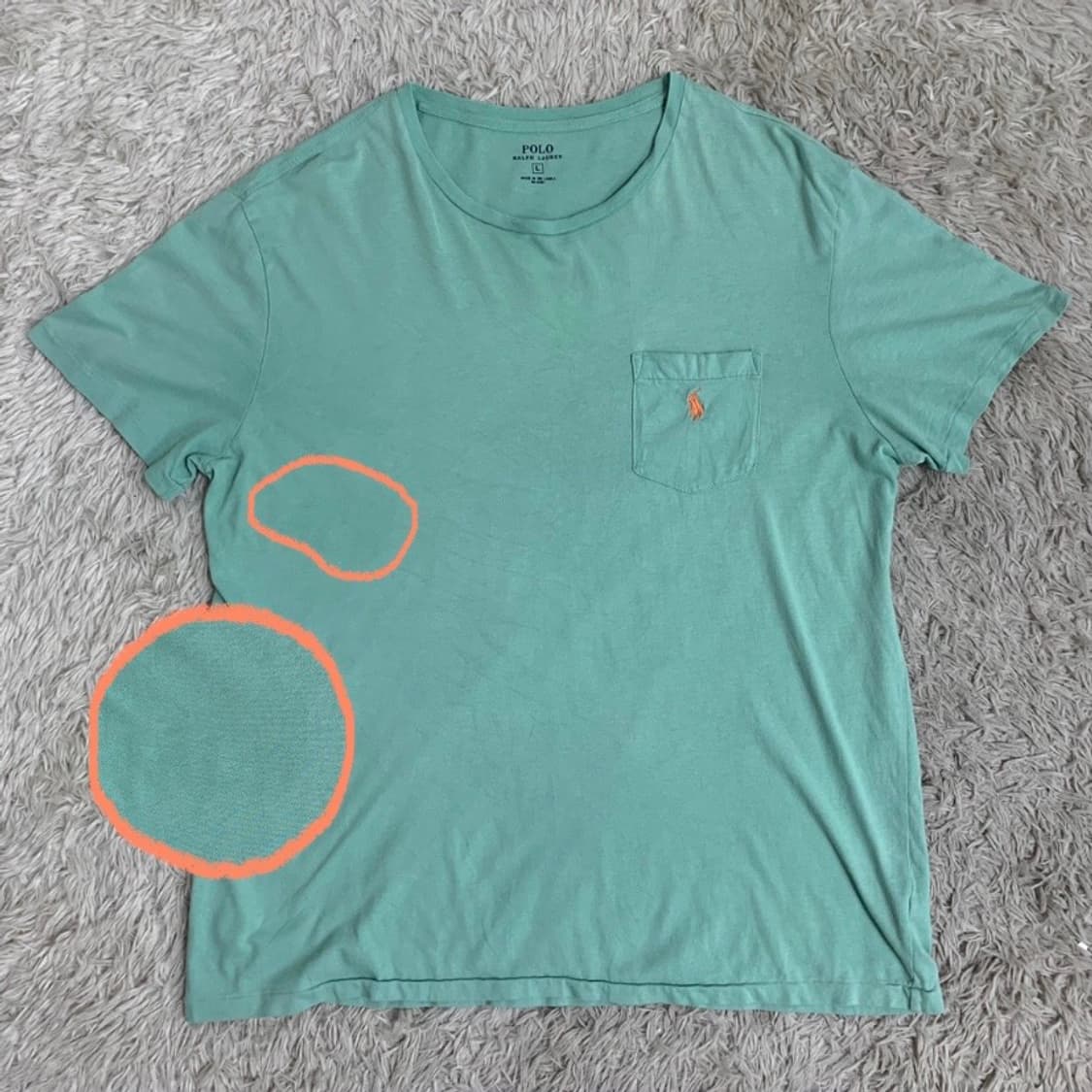 폴로 랄프 로렌 반팔 티셔츠 (공용L) 상품이미지6
