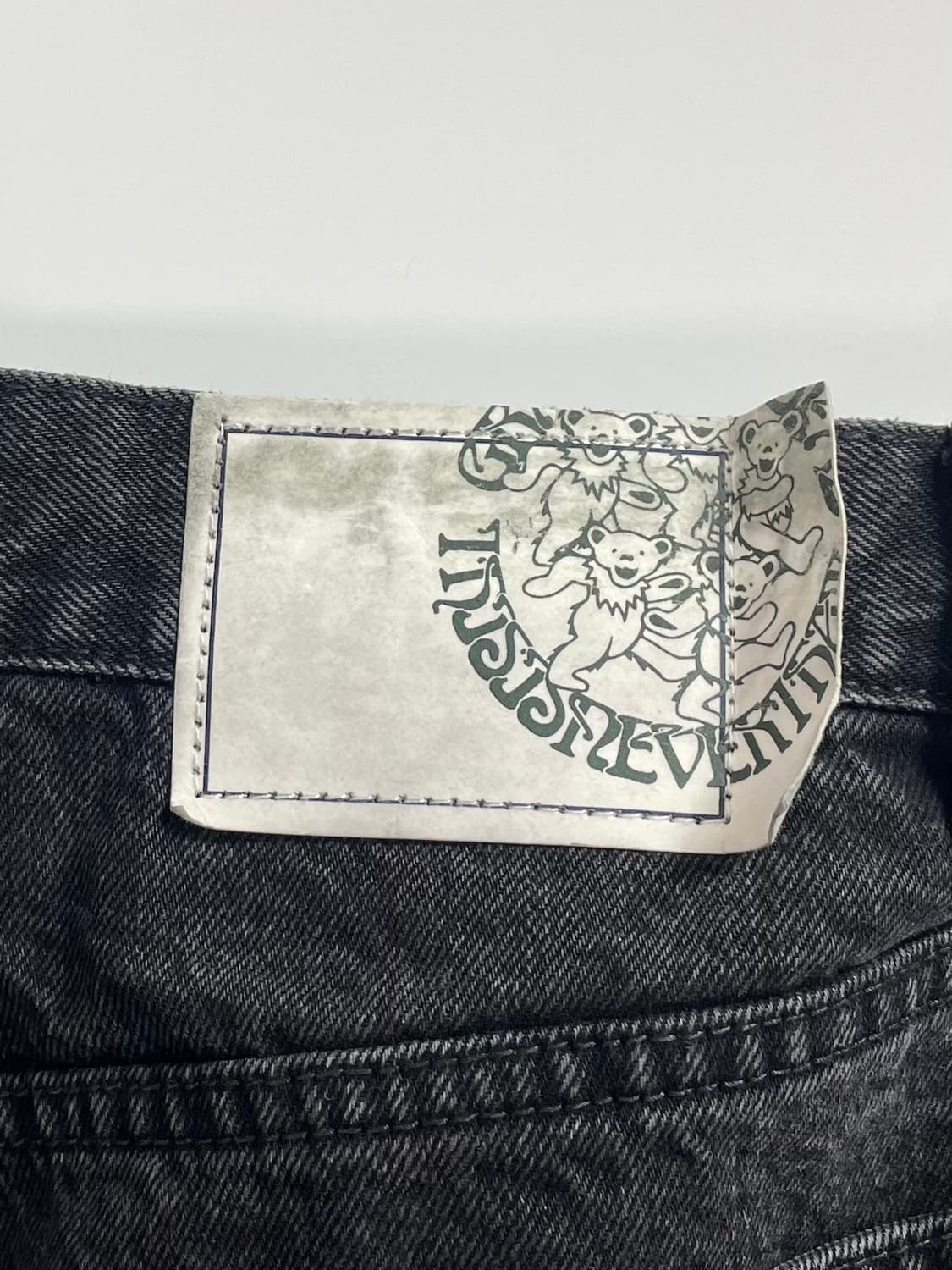 그레이트풀데드 X 디스이즈네버댓 흑청 데님팬츠 (onp.11) 상품이미지5