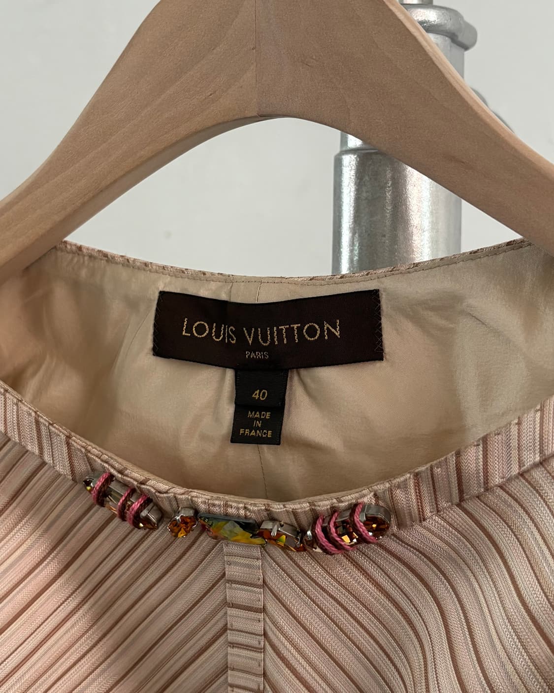 Louis Vuitton 루이비통 핑크 스트라이프 슬리브리스 상품이미지3
