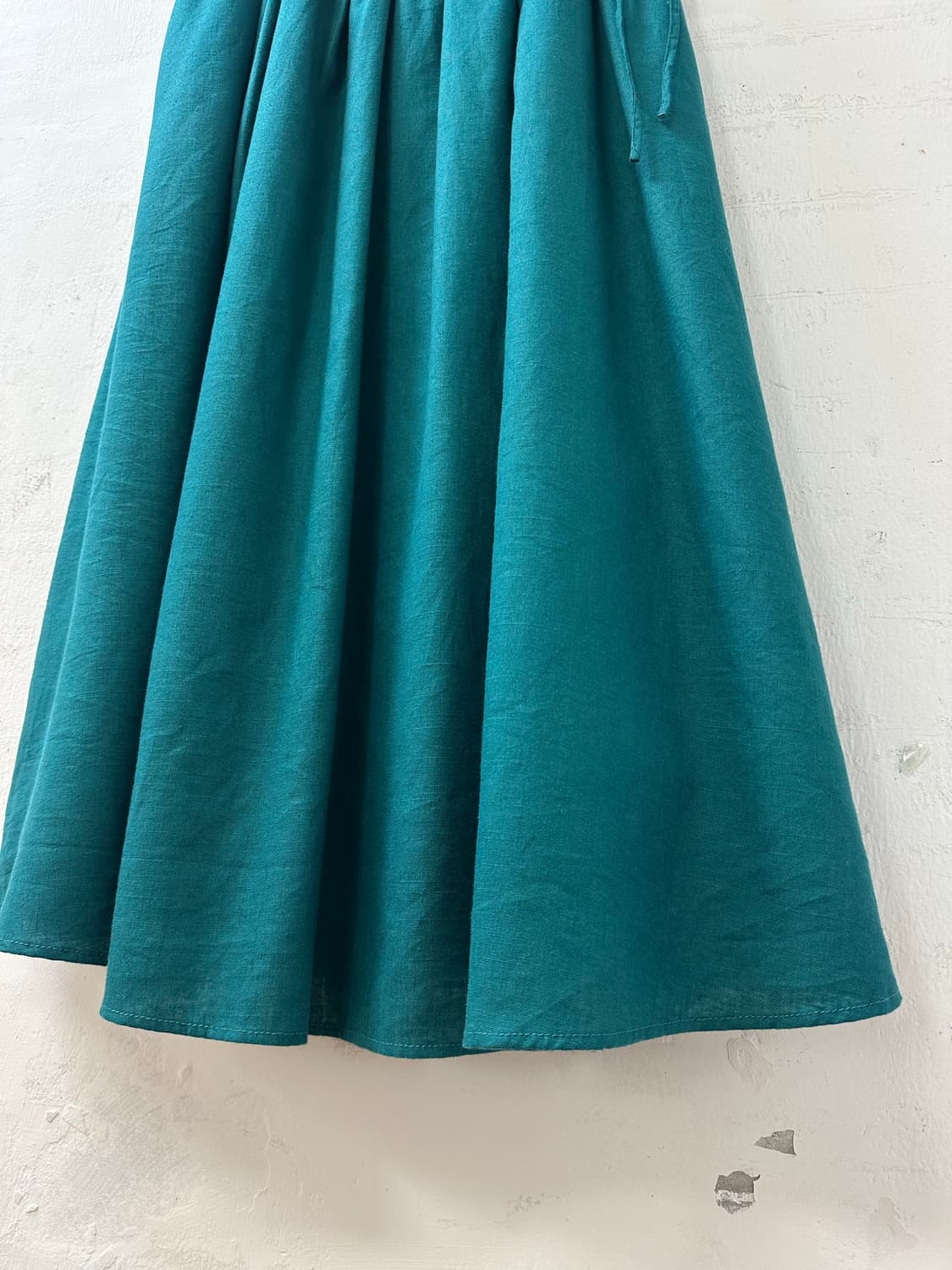 일본빈티지 린넨52% 혼방 플레어 롱 스커트  상품이미지4