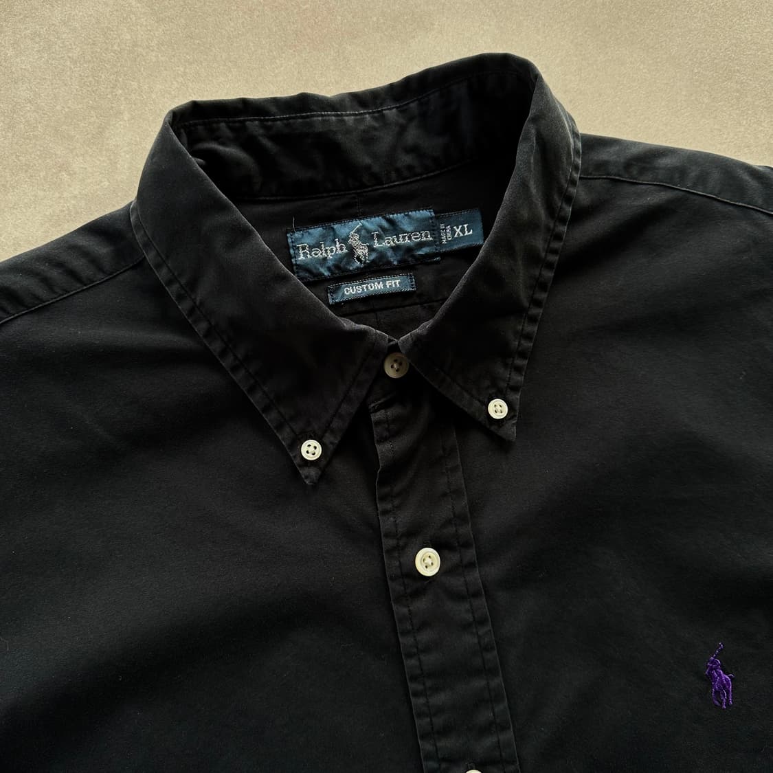 [L]폴로 랄프로렌 커스텀핏 블랙 셔츠 상품이미지7