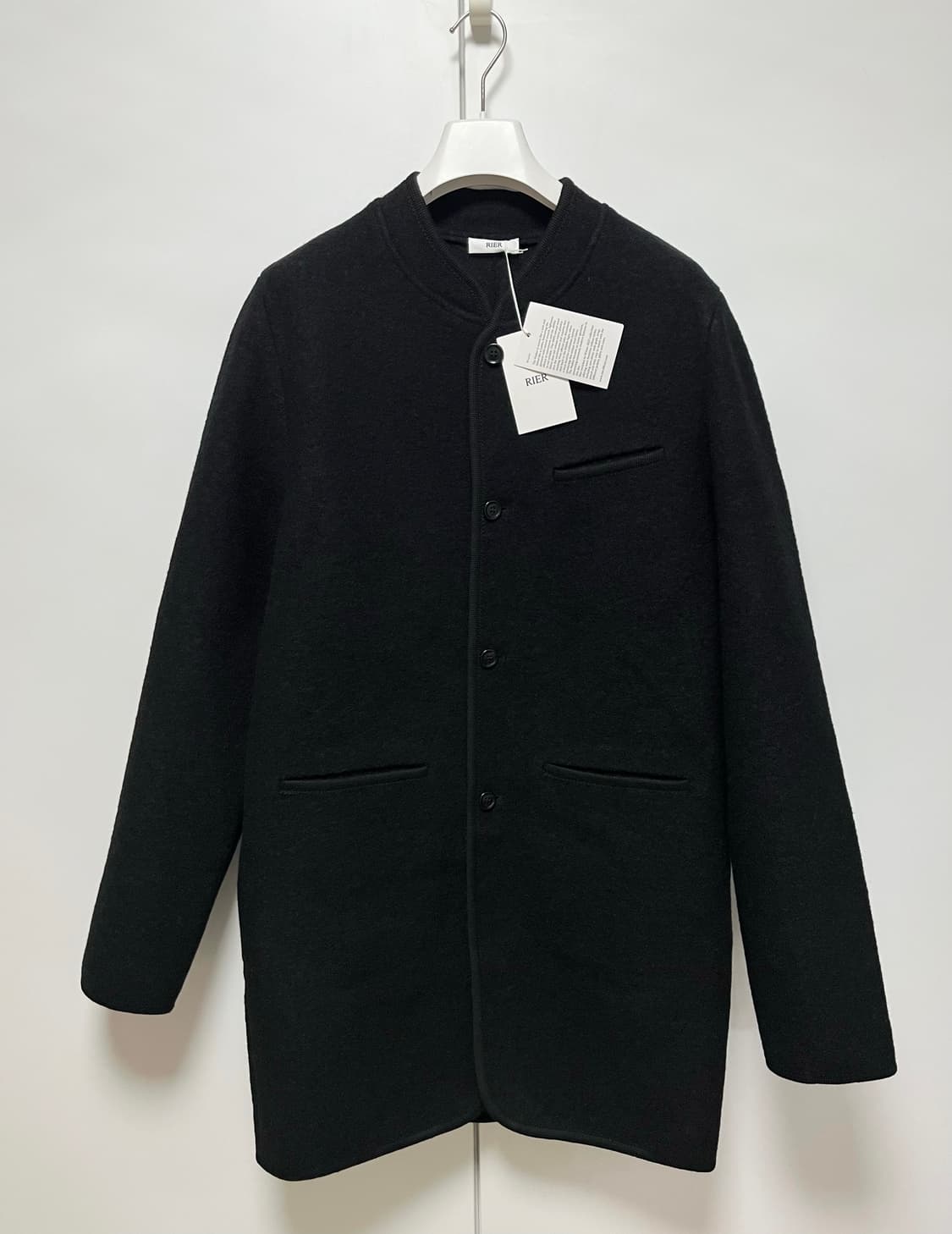 [S]리에르 25fw 워커 울 코트/블랙 상품이미지1