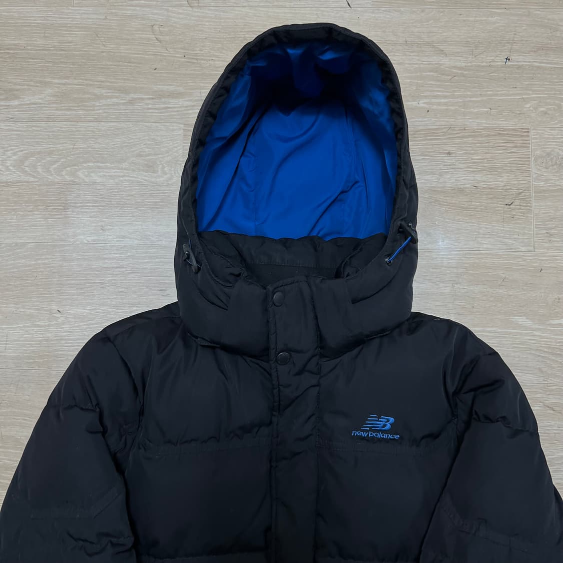 뉴발란스 덕다운 후드 숏패딩 점퍼 [블랙] S/90 상품이미지2