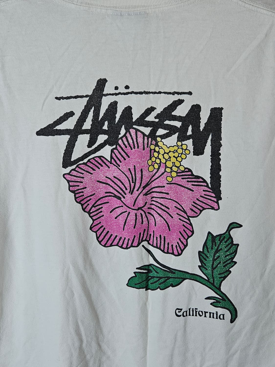 스투시 캘리포니아 플라워 반팔 티셔츠 L 정품 상품이미지2