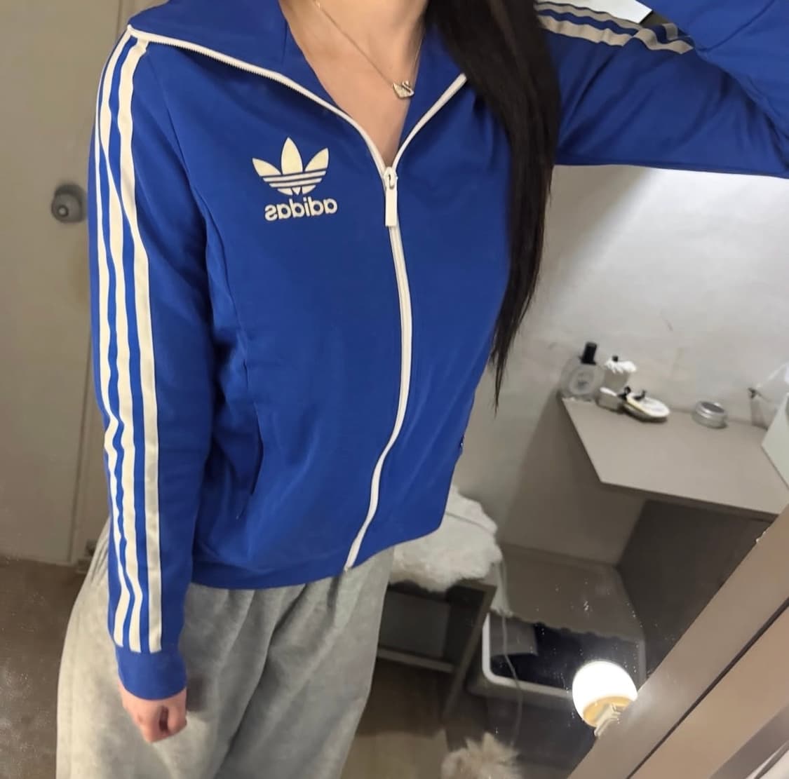 아디다스 빅 유로파 불꽃파이어버드 트랙탑 져지 블루 🤍💙 상품이미지2