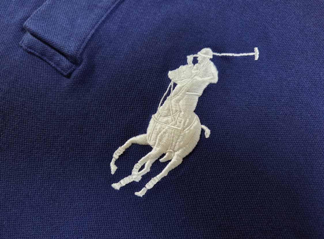 폴로 랄프로렌 빅포니 블루 카라 반팔티 상품이미지4