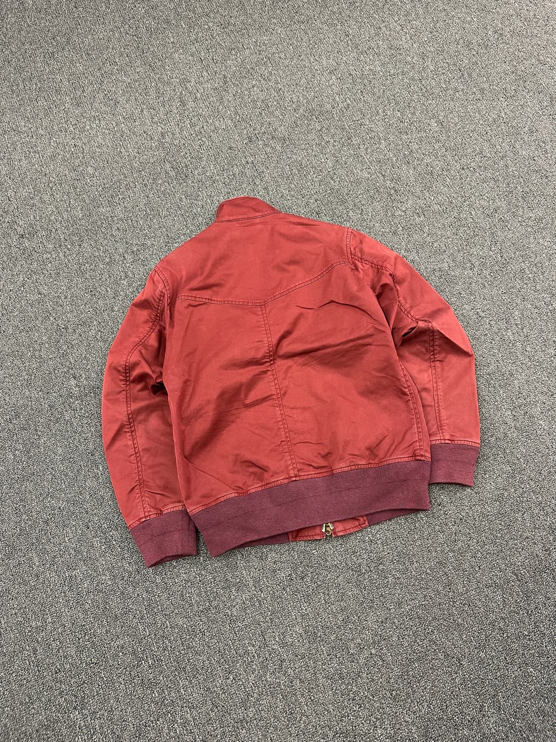 M) 빔즈 헤링턴 블루종 자켓 버건디 상품이미지2