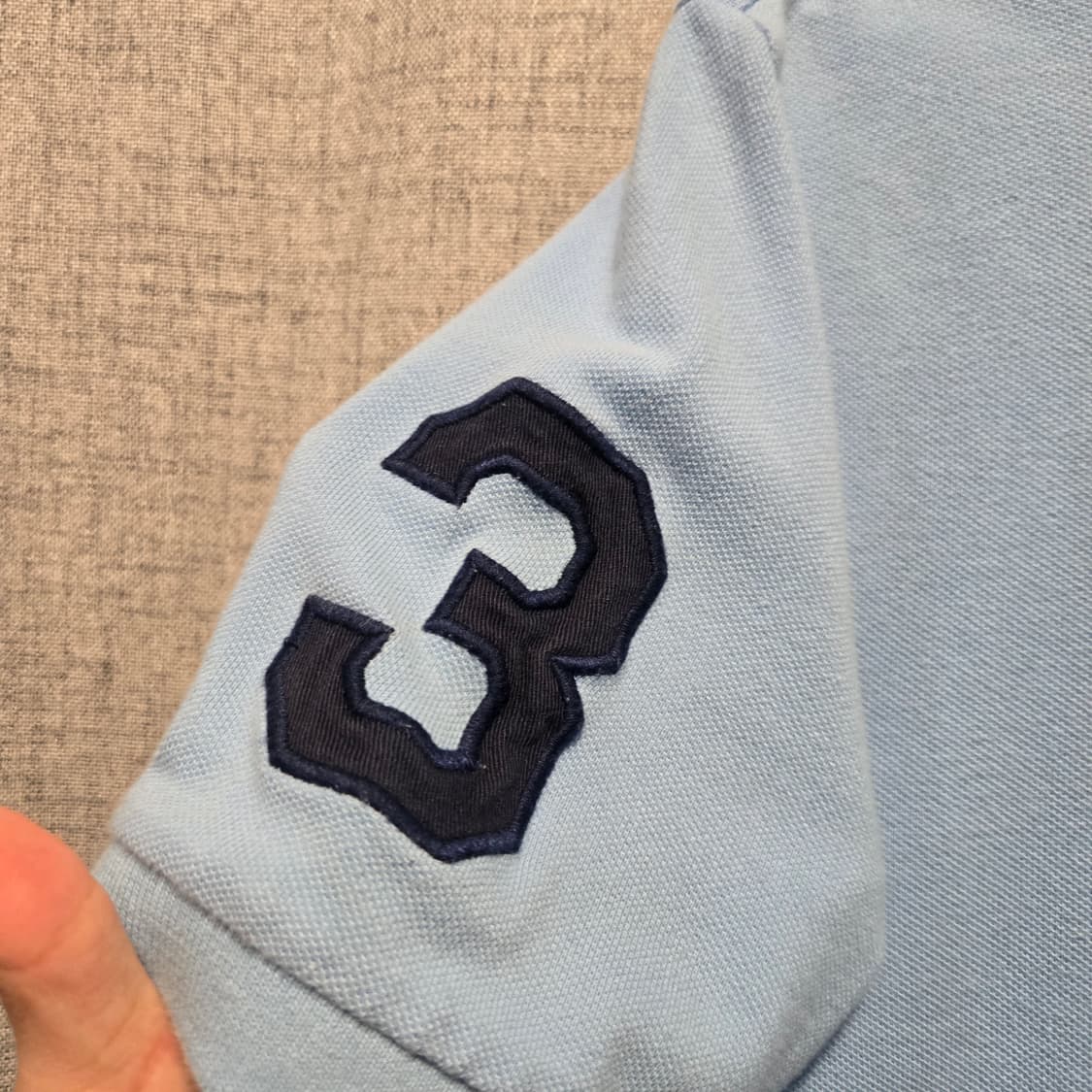 폴로 랄프로렌 블루 카라 반팔티셔츠   상품이미지3