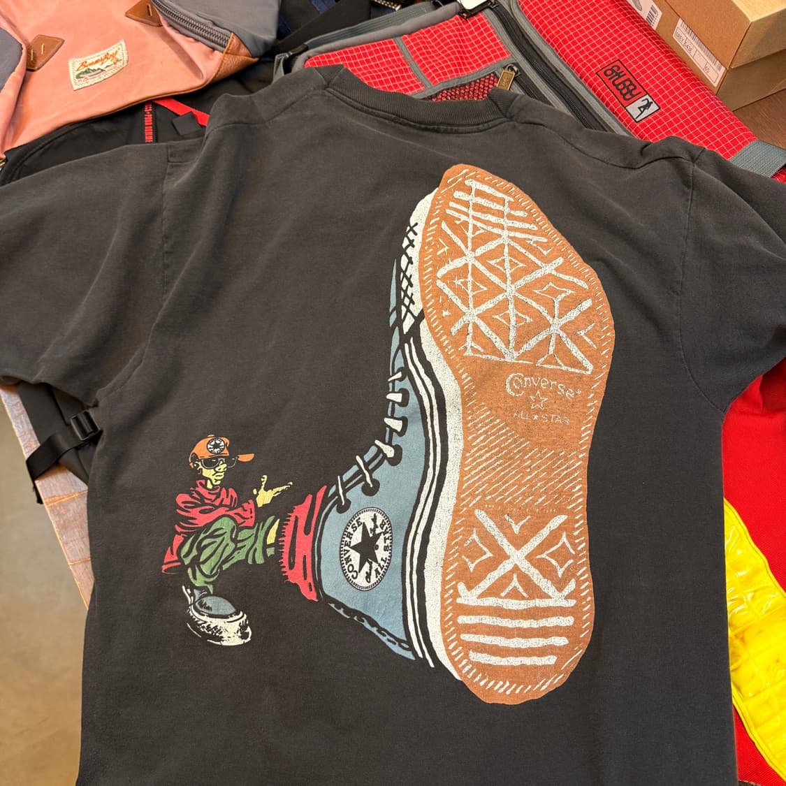 90S 컨버스 아이코닉 그래픽 MADE IN USA S ~ M 추천 상품이미지2