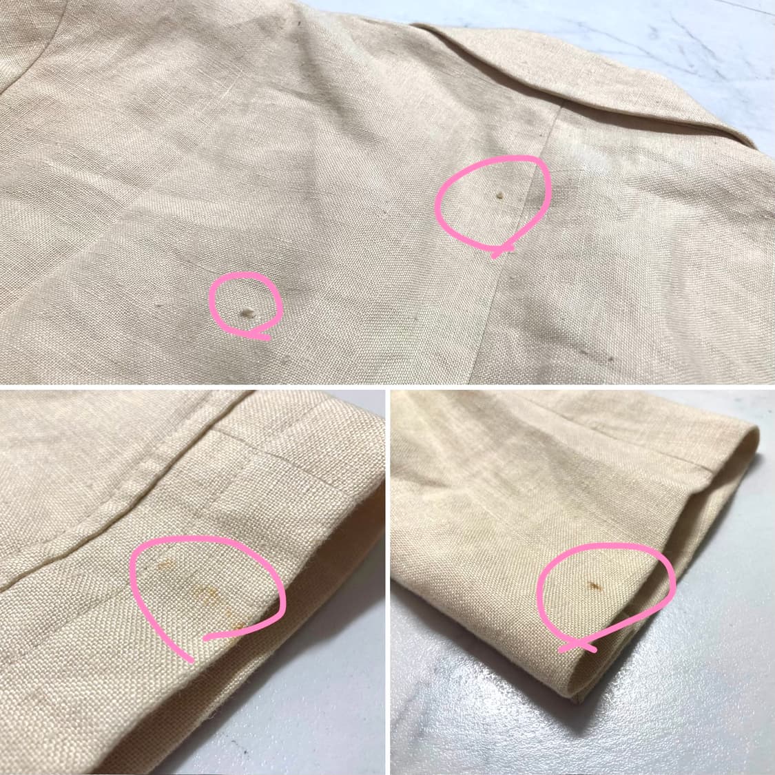 90-00s 폴로 랄프로렌 린넨 블레이저 자켓 46R, 100-105 상품이미지9