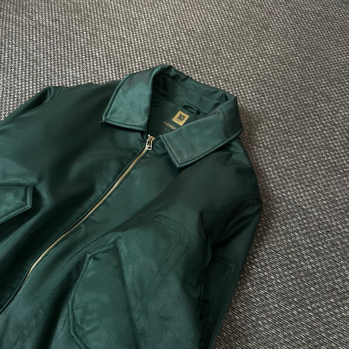 탑텐X강혁 소로나볼 MA-1 딥그린 카라 자켓 L 상품이미지5