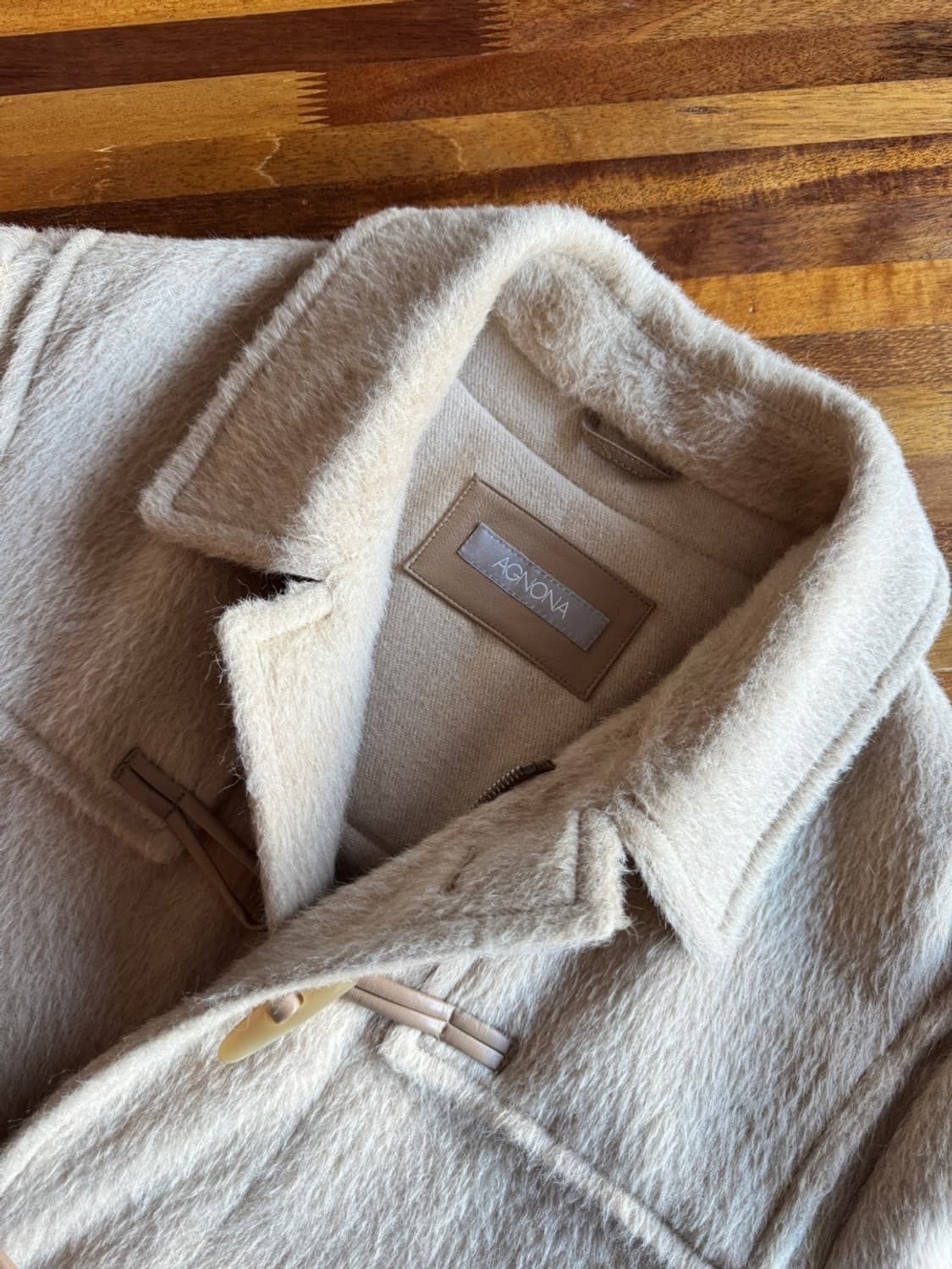 아뇨나 알파카 모헤어 더플코트 100 상품이미지2