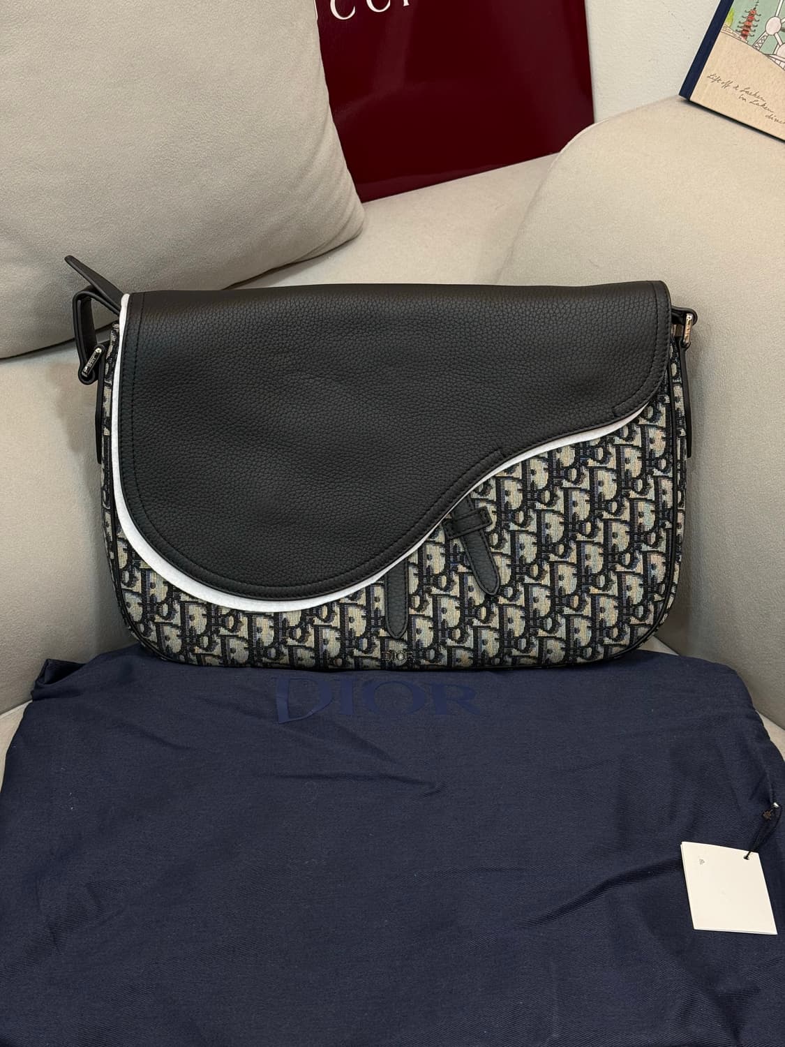 [새상품급] 디올 오블리크 새들 메신저백 라지 상품이미지2