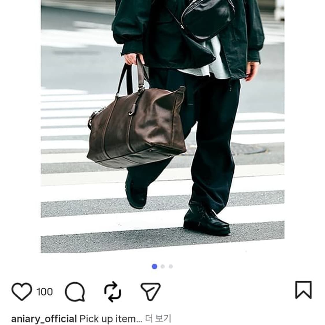 아니아리 aniary 엔틱 레더 빈티지 보스톤백 포터 랄프로렌 스타일 상품이미지8