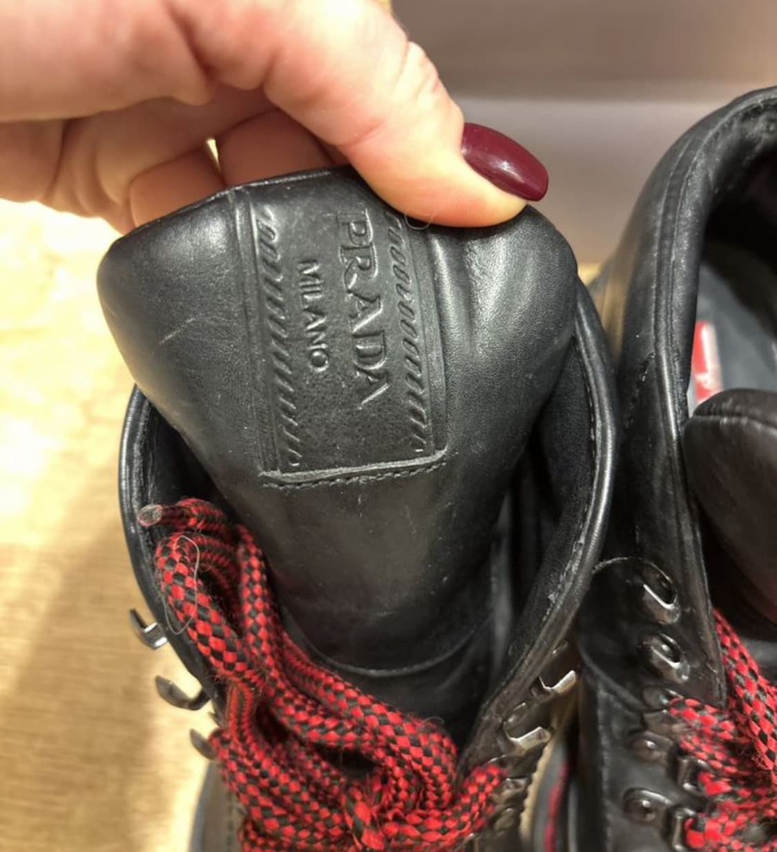 PRADA  프라다 컴뱃부츠(37 사이즈)해외발송 상품이미지5