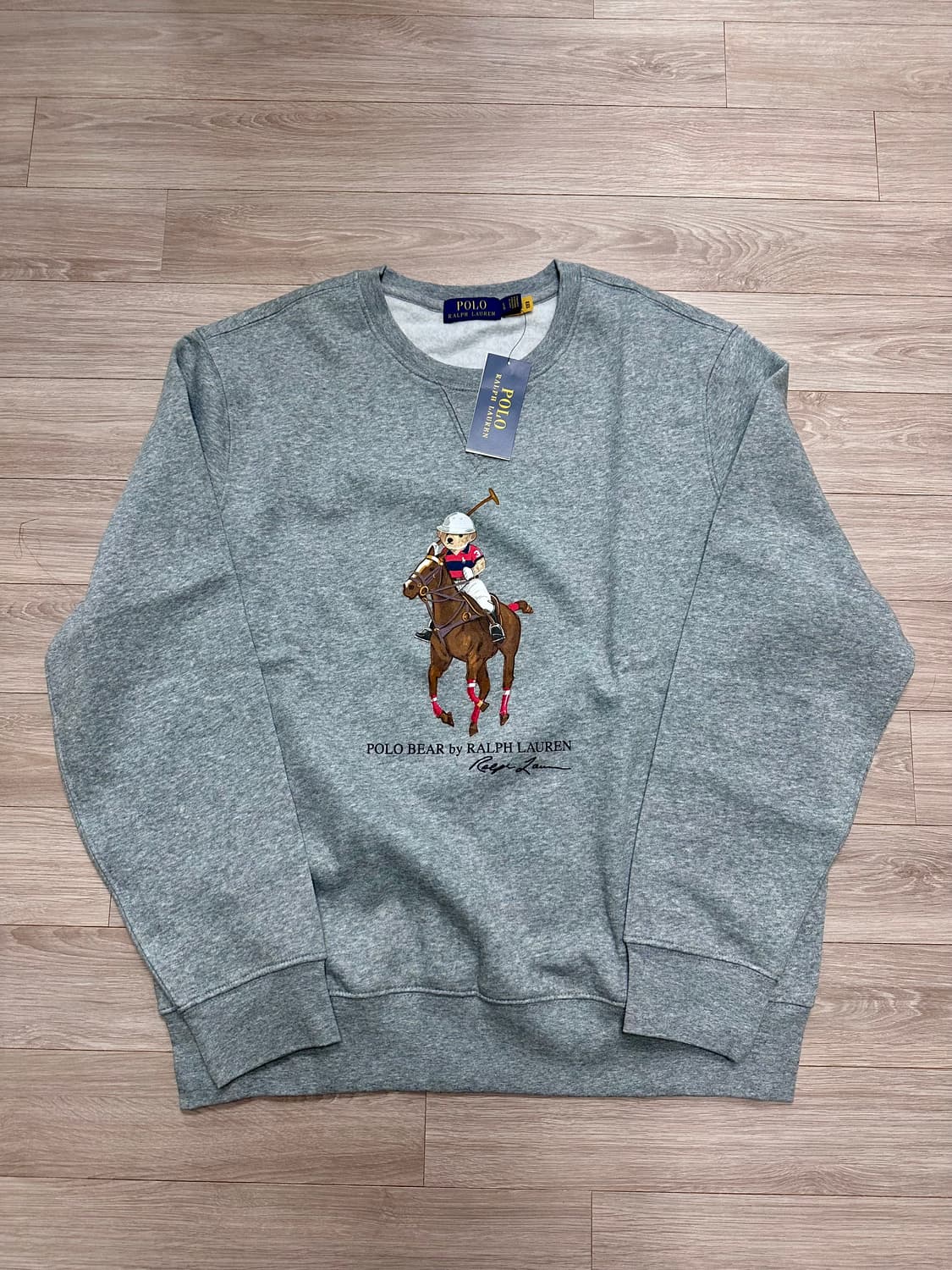 폴로 베어 맨투맨(기모) 상품이미지2