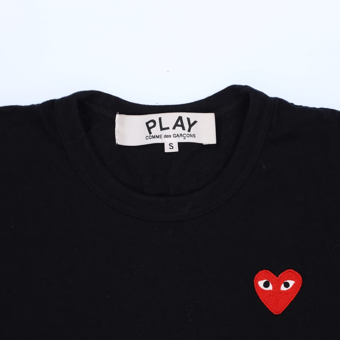 S 꼼데가르송 하트 와펜 반팔티 0407M 상품이미지3