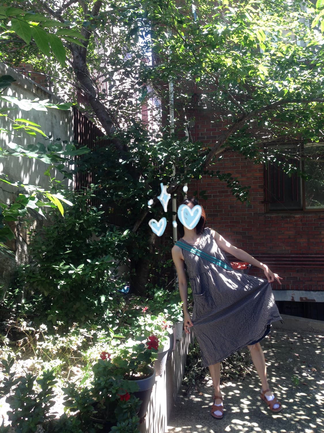 빈티지룩/모리걸룩 체크원피스 상품이미지1