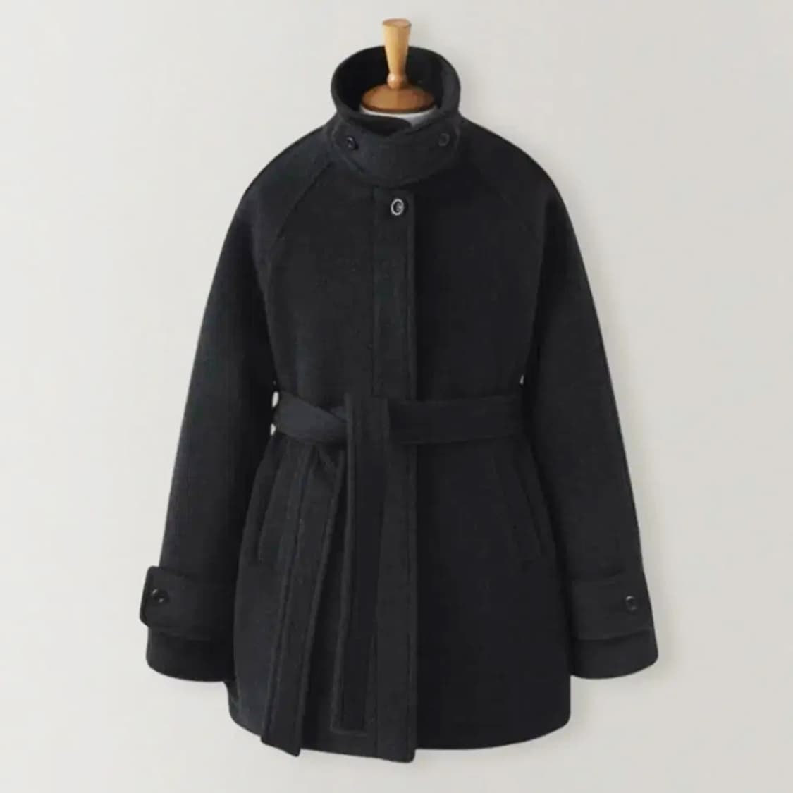 오로(ORO) 울 로브 하프코트 55-66 상품이미지3